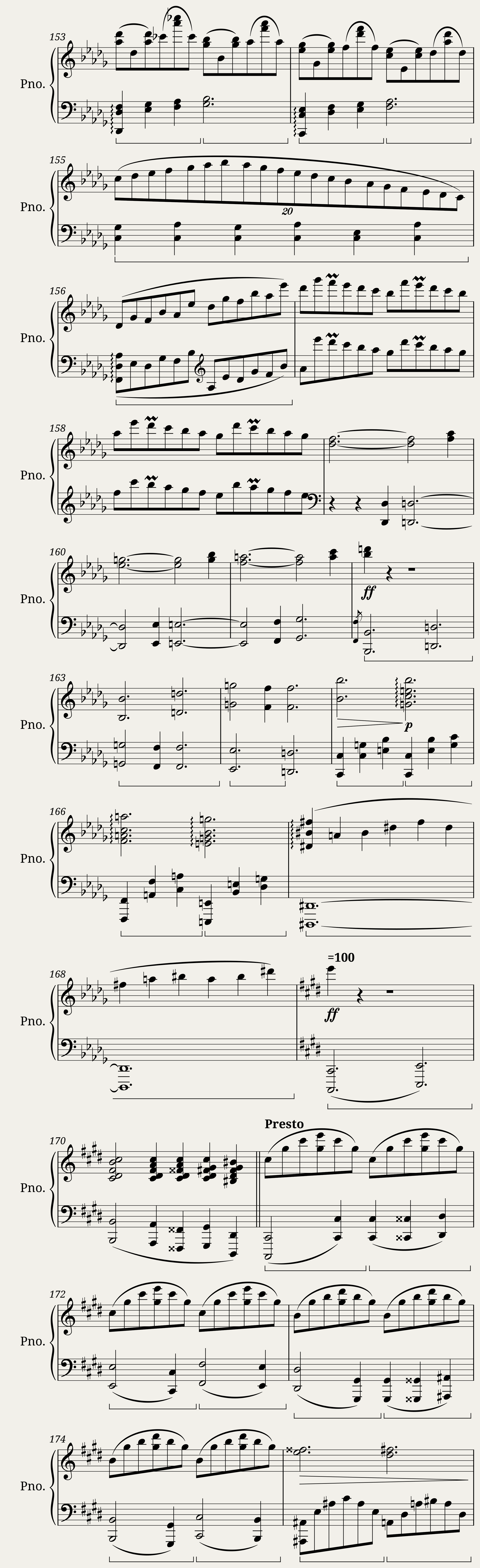 Ballade No. 1 in Câ Minor — 9/12
