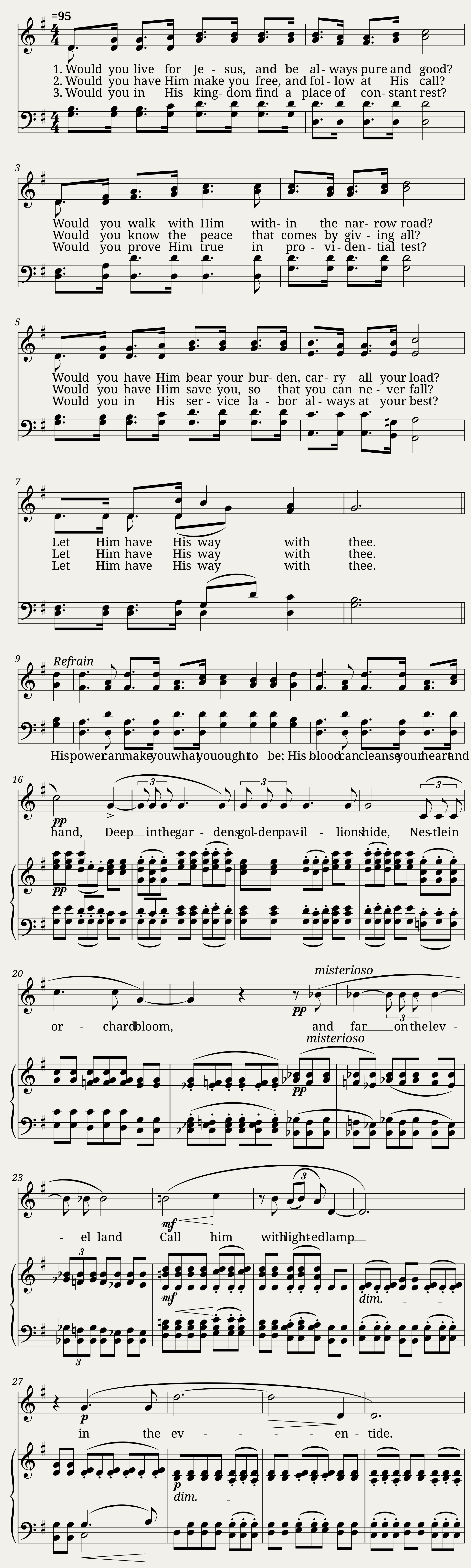 His way with thee - Cyrus S. Nusbaum