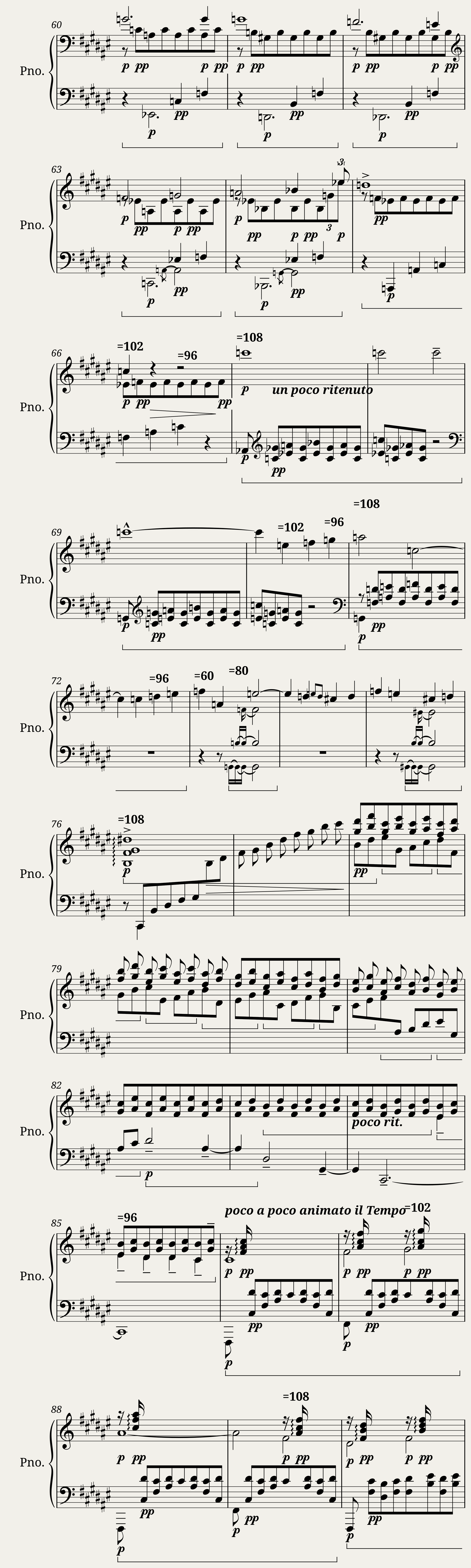 Franz Liszt: Liebestraum No.3 in A-flat major — 4/6