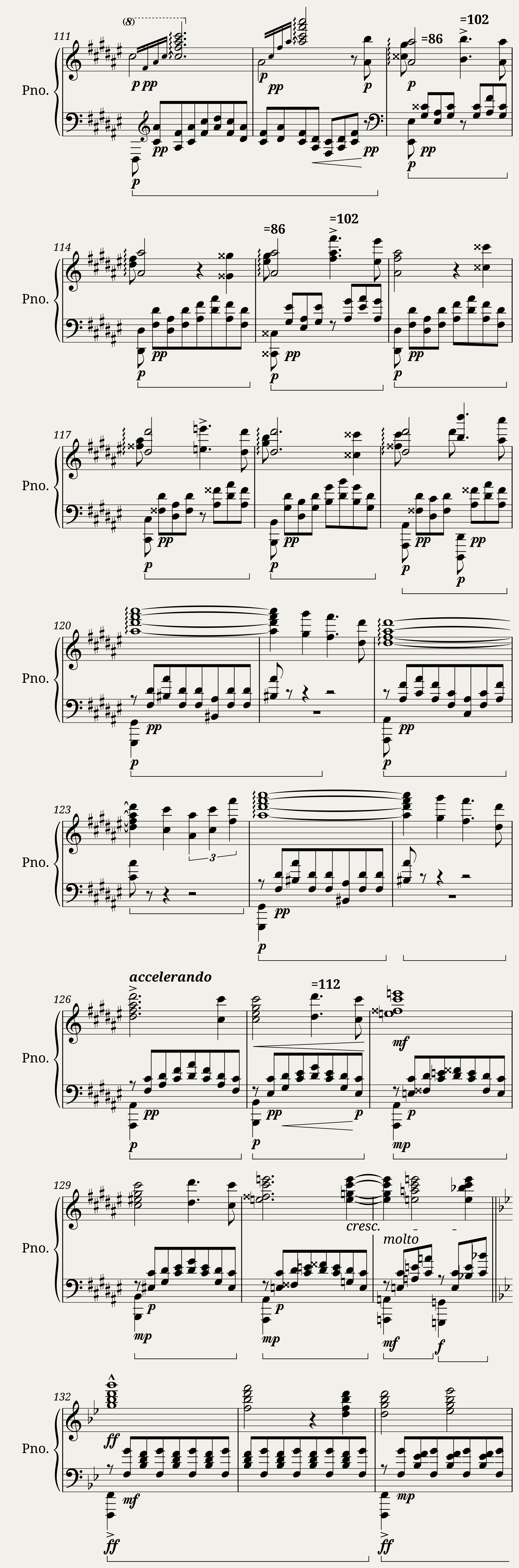 Franz Liszt: Liebestraum No.3 in A-flat major — 6/6