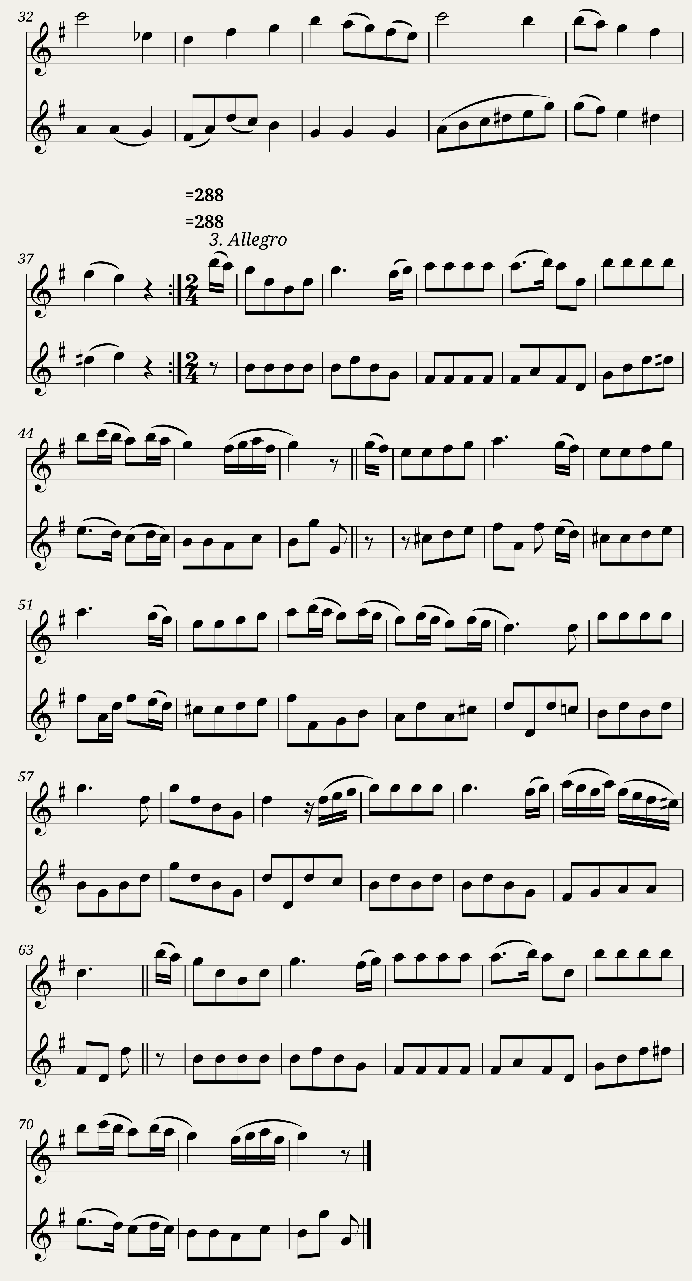 Duet in G — 2/2