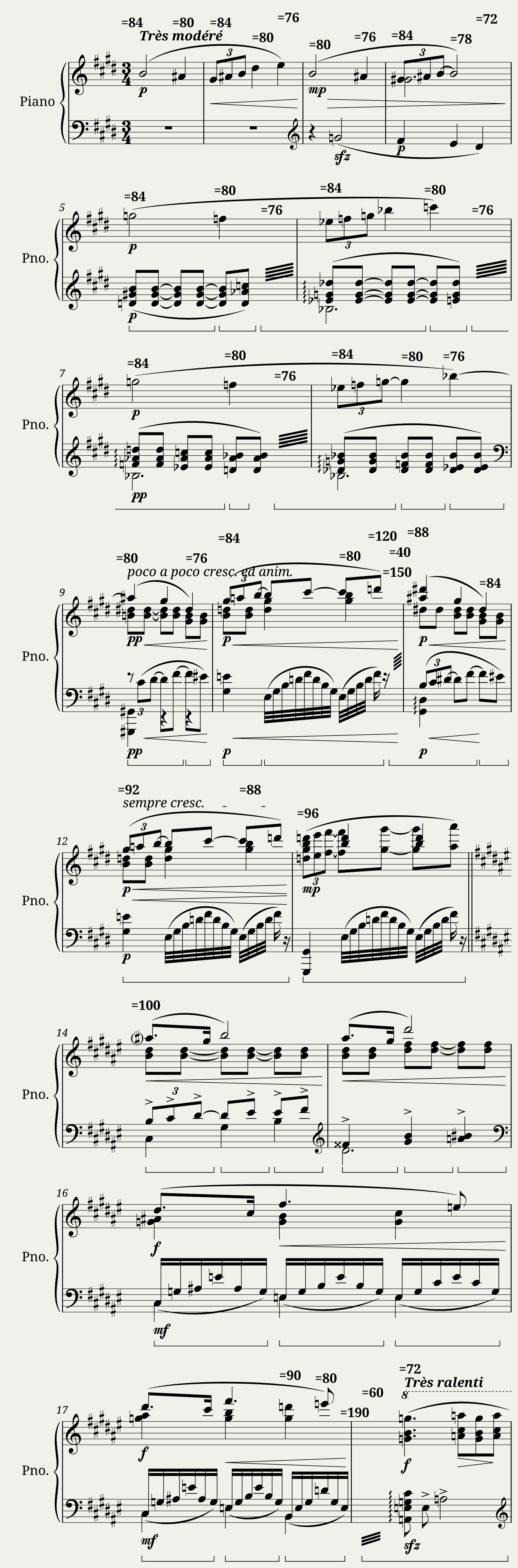 Printemps Paraphrase (C.Debussy - L.Roques) — 1/8