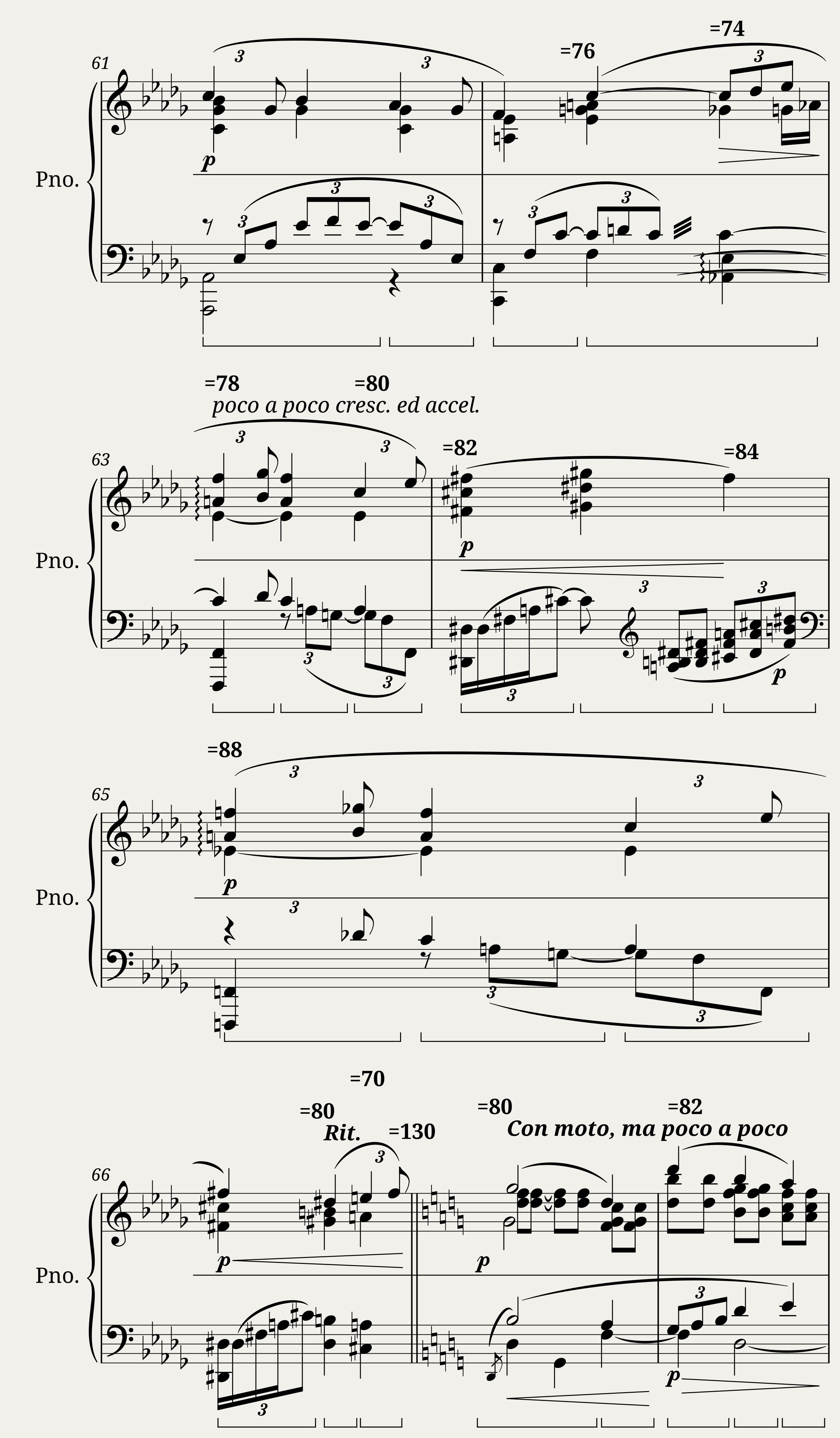 Printemps Paraphrase (C.Debussy - L.Roques) — 5/8