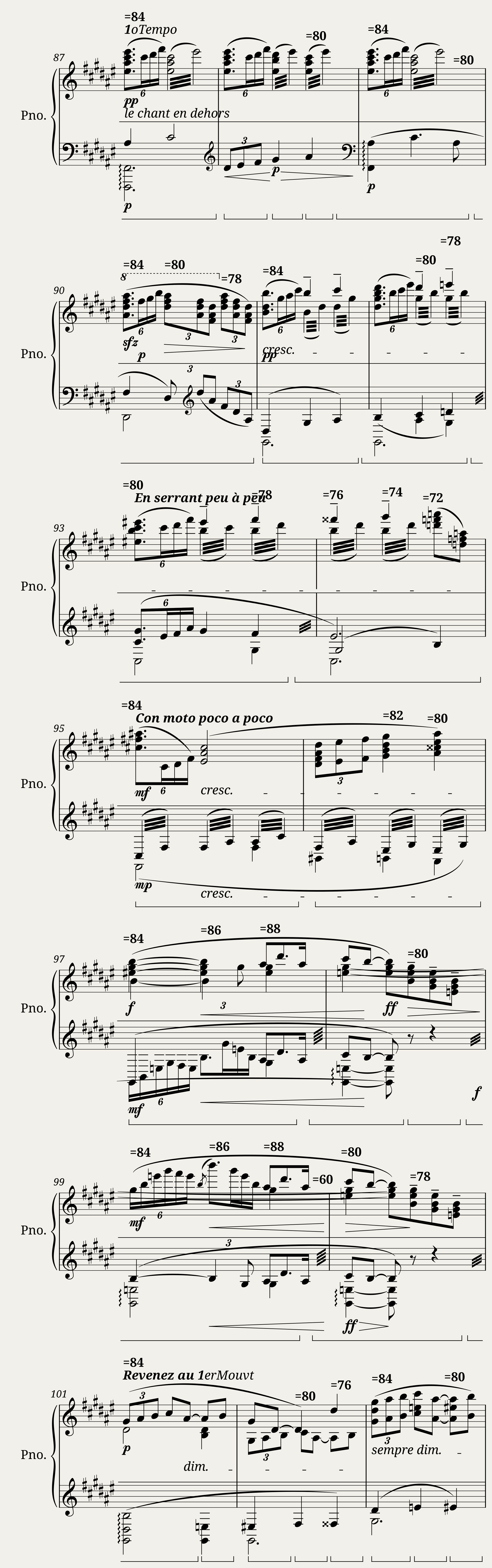 Printemps Paraphrase (C.Debussy - L.Roques) — 7/8