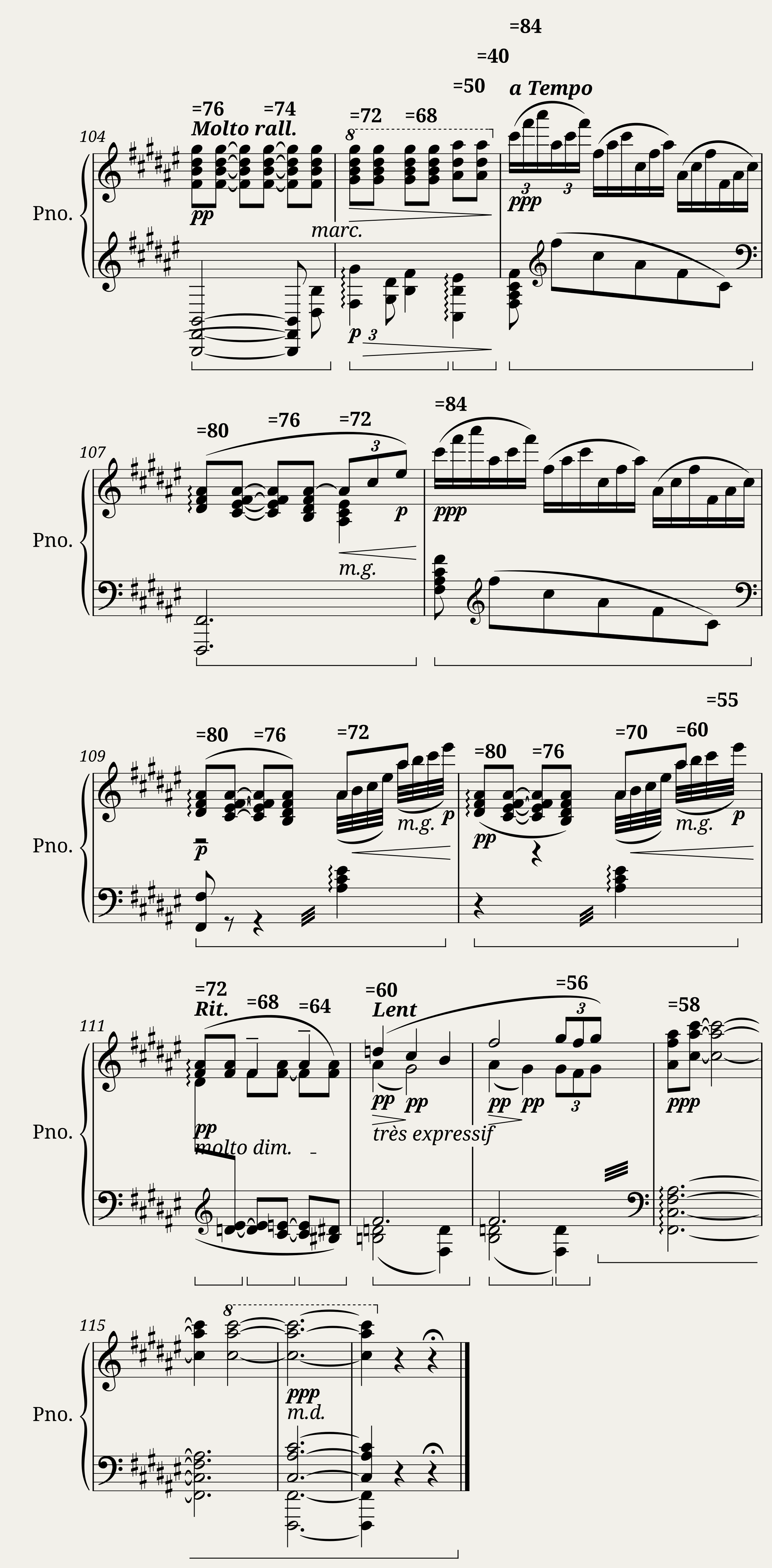 Printemps Paraphrase (C.Debussy - L.Roques) — 8/8