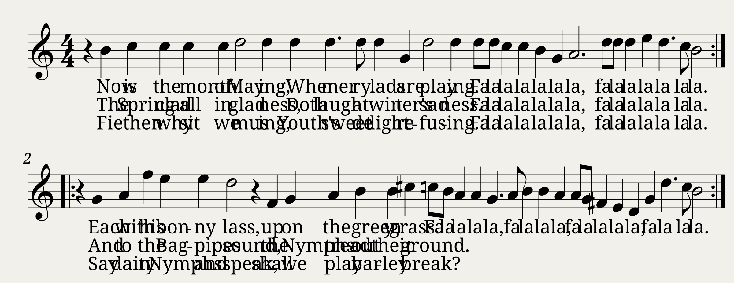 Thomas Morley - Now is the month of Maying