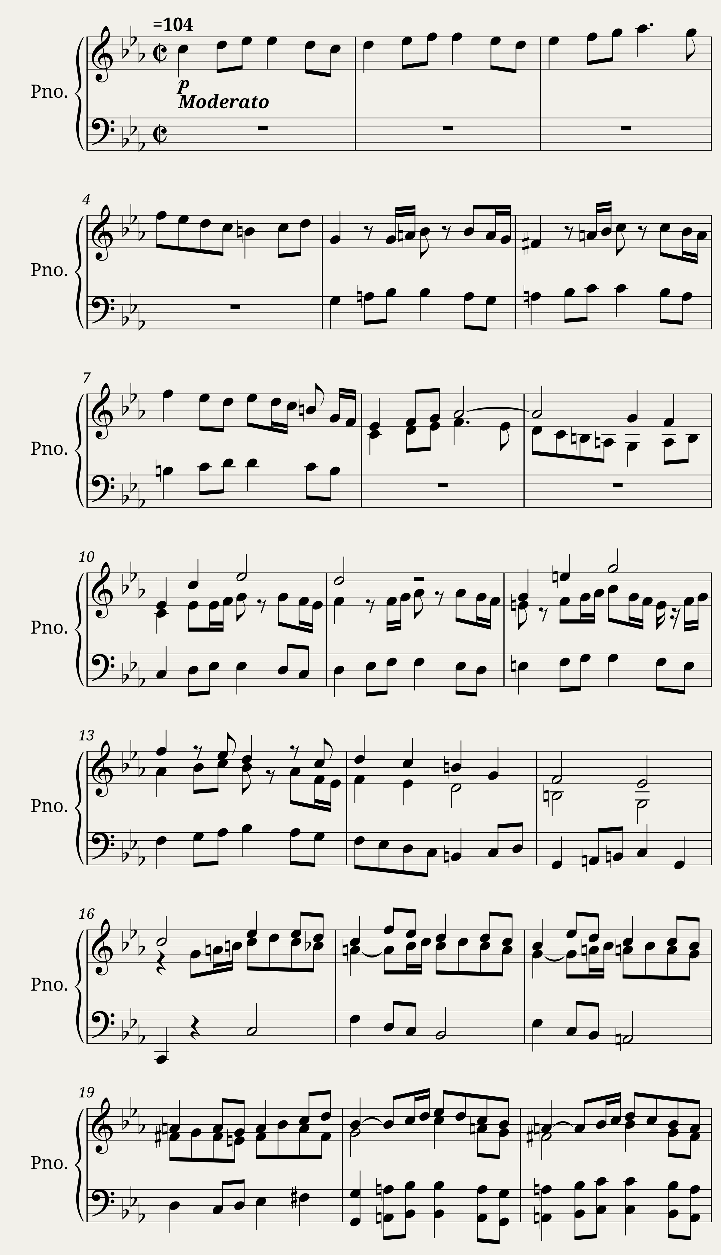 Preludio e fuga Op2 — 2/3