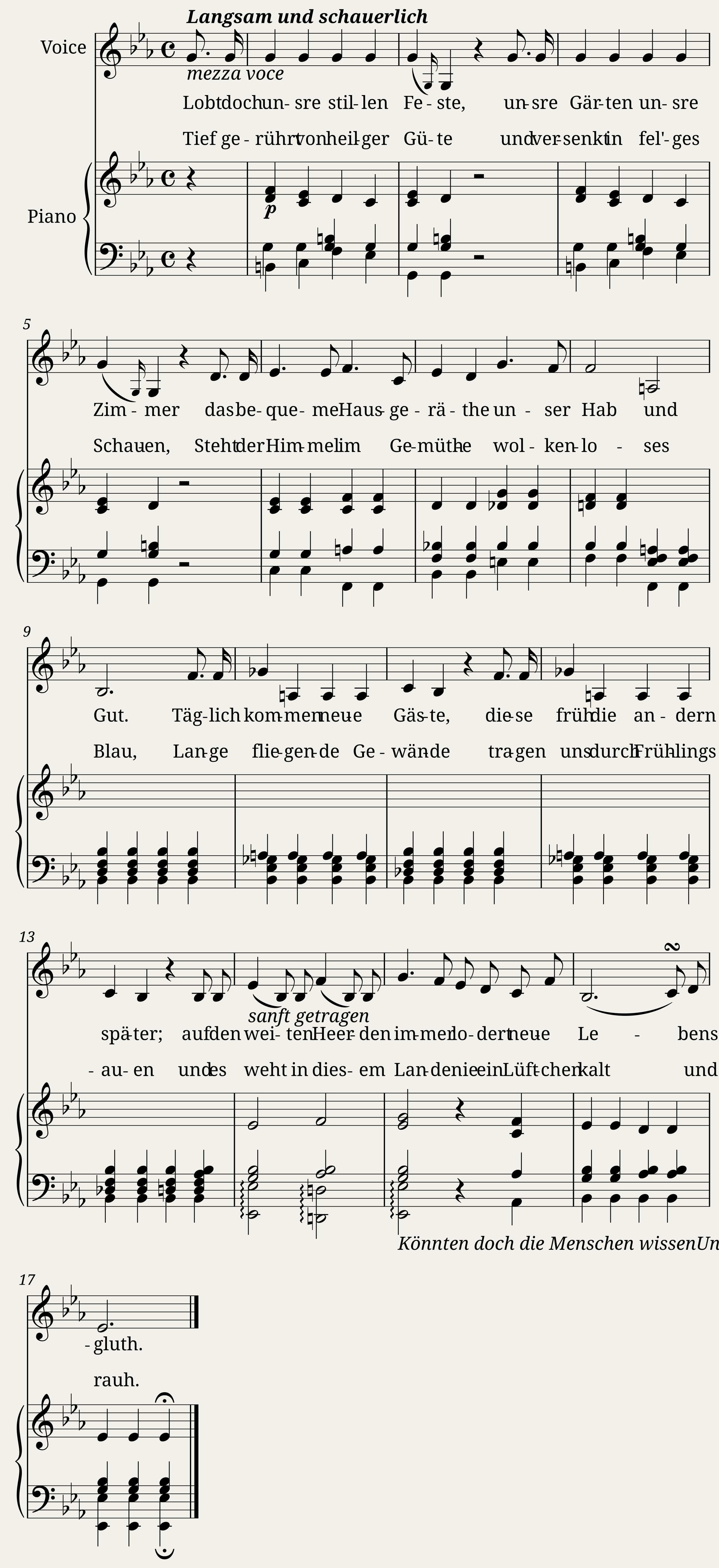 Er besucht den Klostergarten und den Kirchoff, über den letztern findet sich folgendes Gedicht