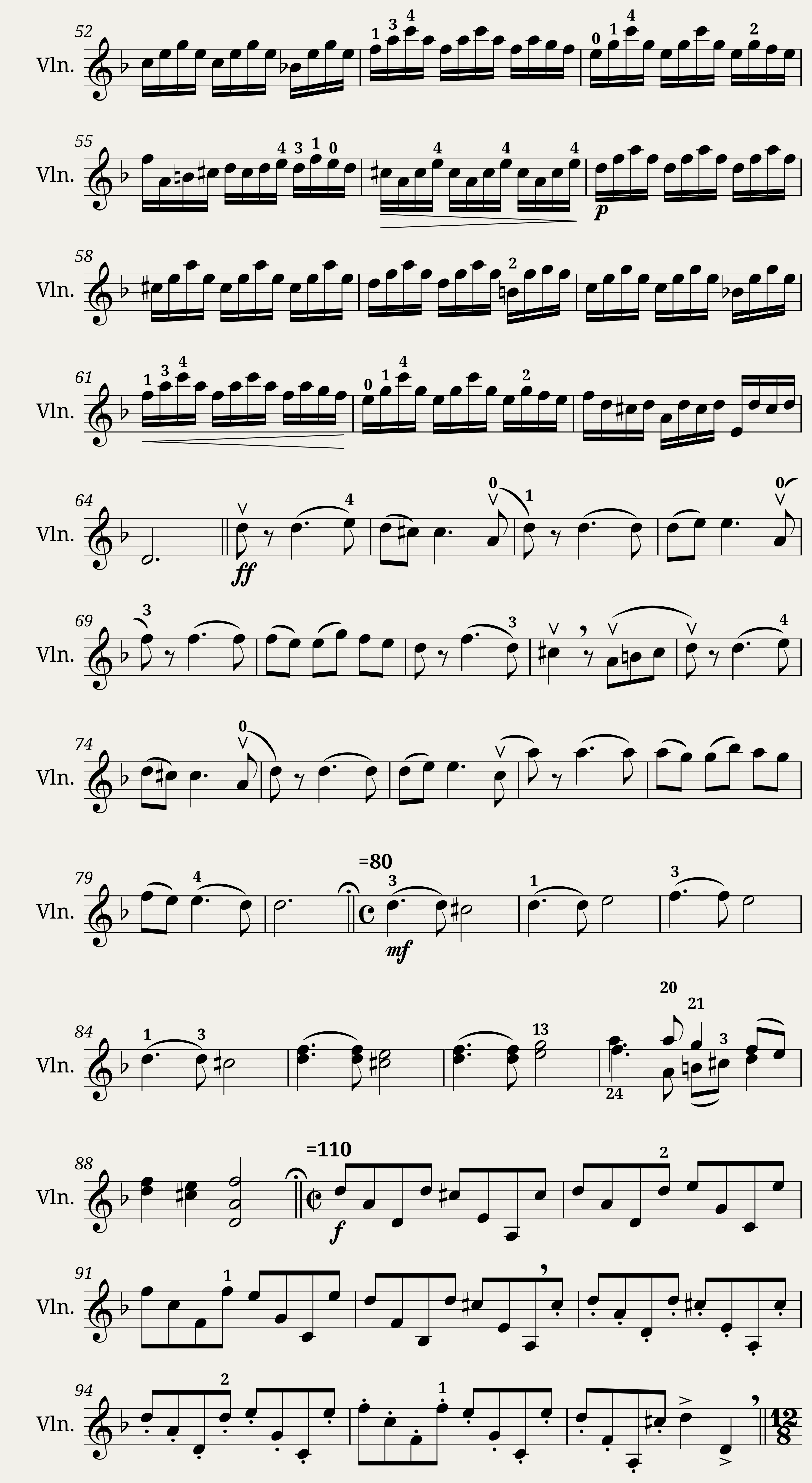 David Bookstaber La Folia Violin d-minor — 2/4