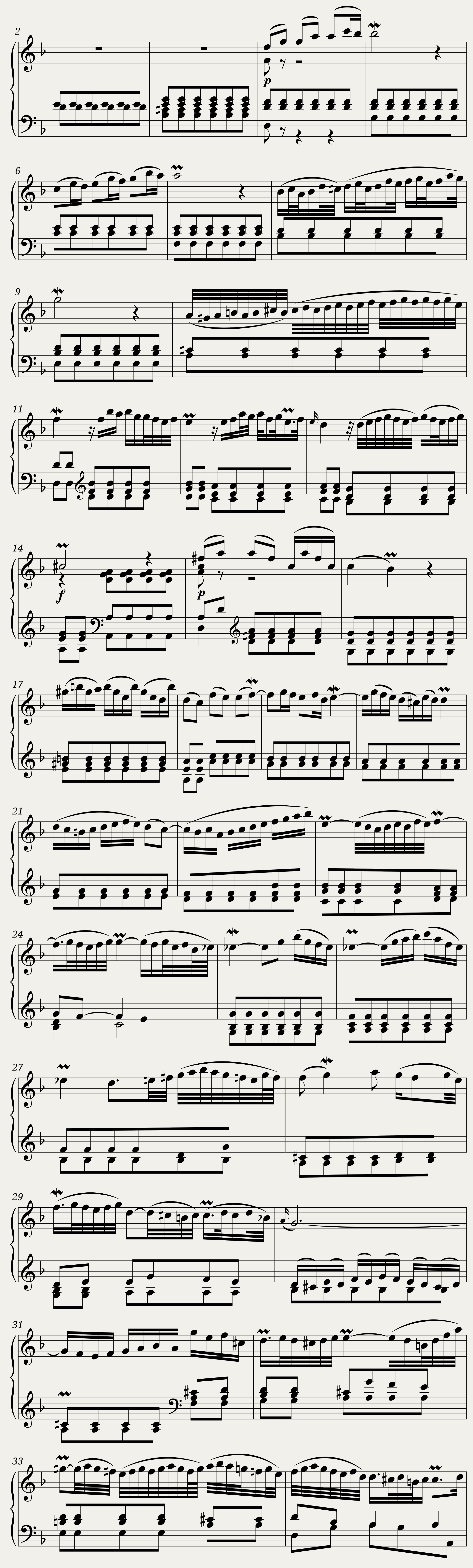 Concerto in D Minor BWV 974 — 4/7