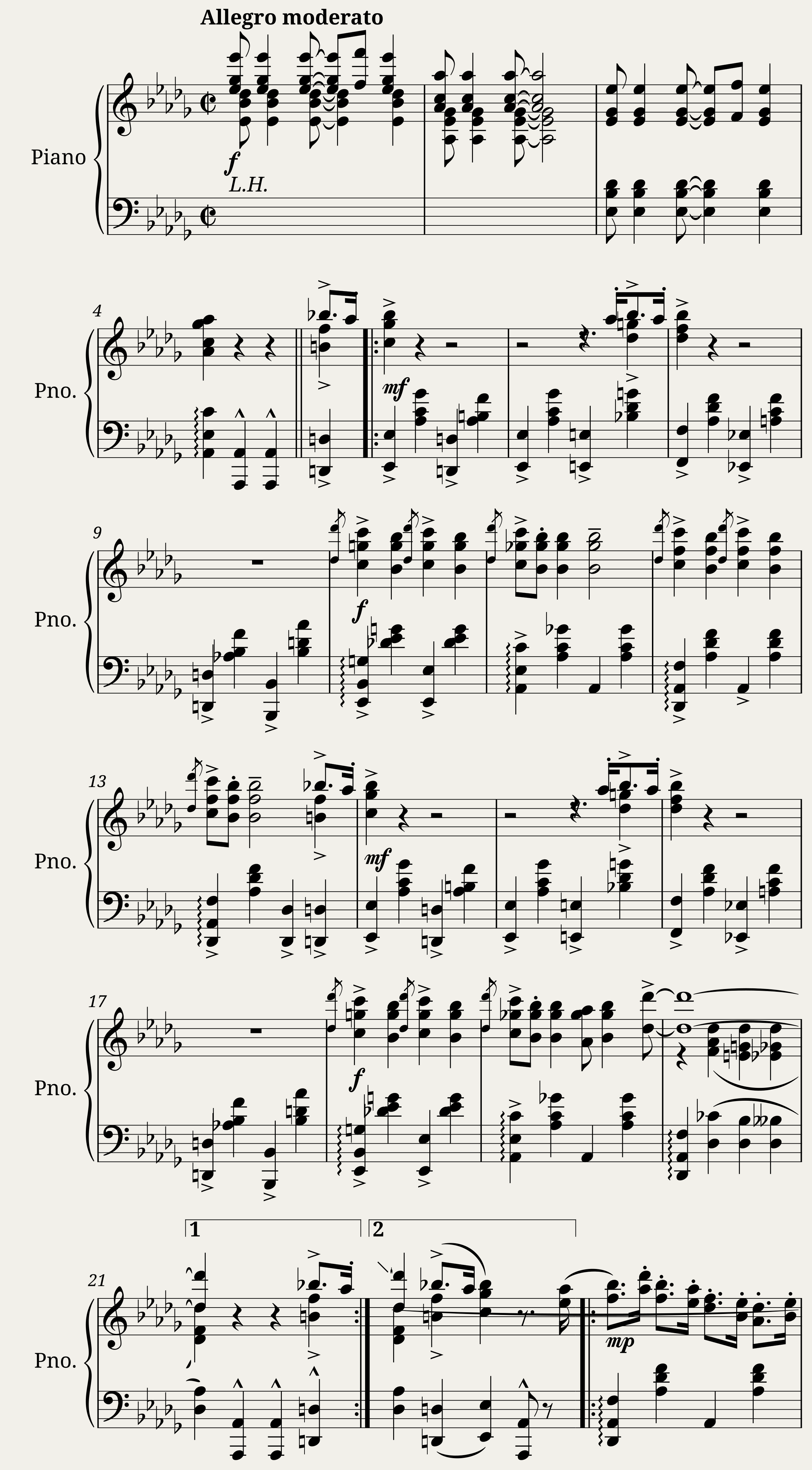 Dog On The Piano (1924) — 1/4