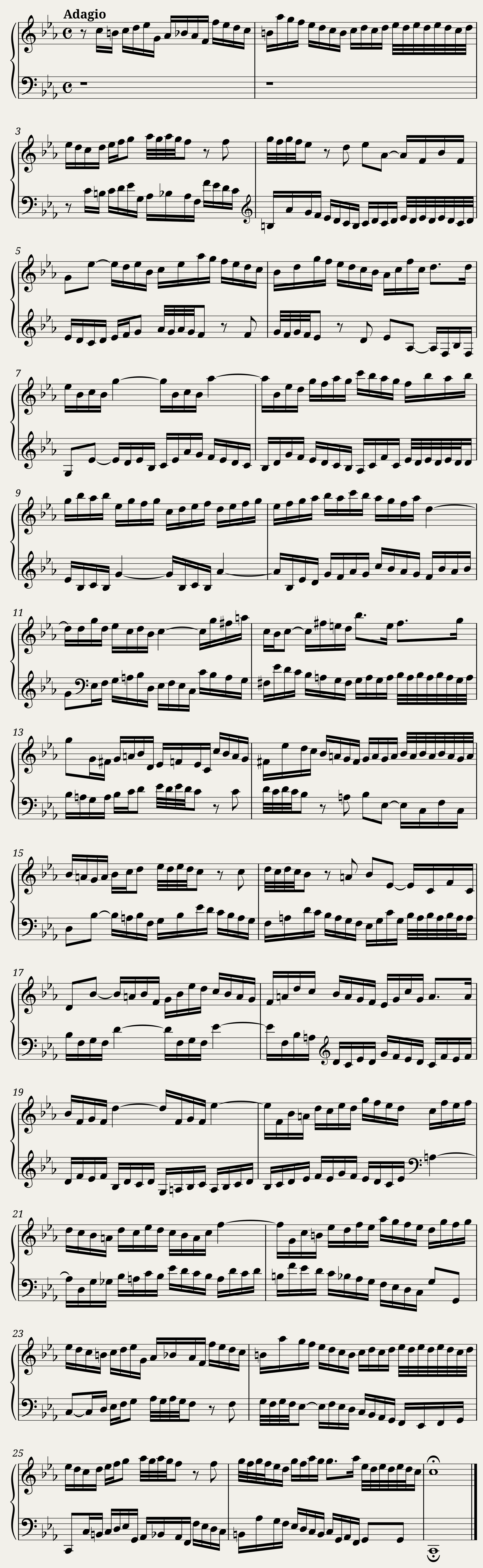 BWV 773: Invention II (A = 415 Hz)