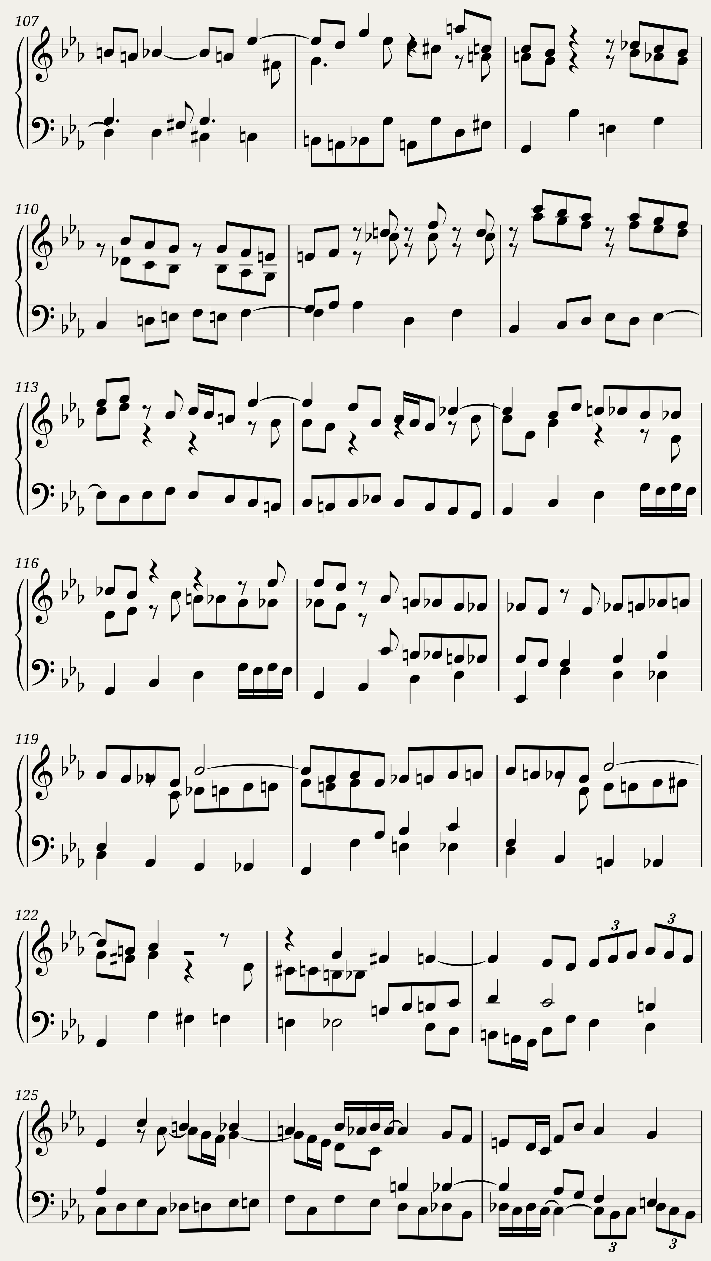 BWV 1079 Musical Offering Ricercare a 3 voci — 6/8