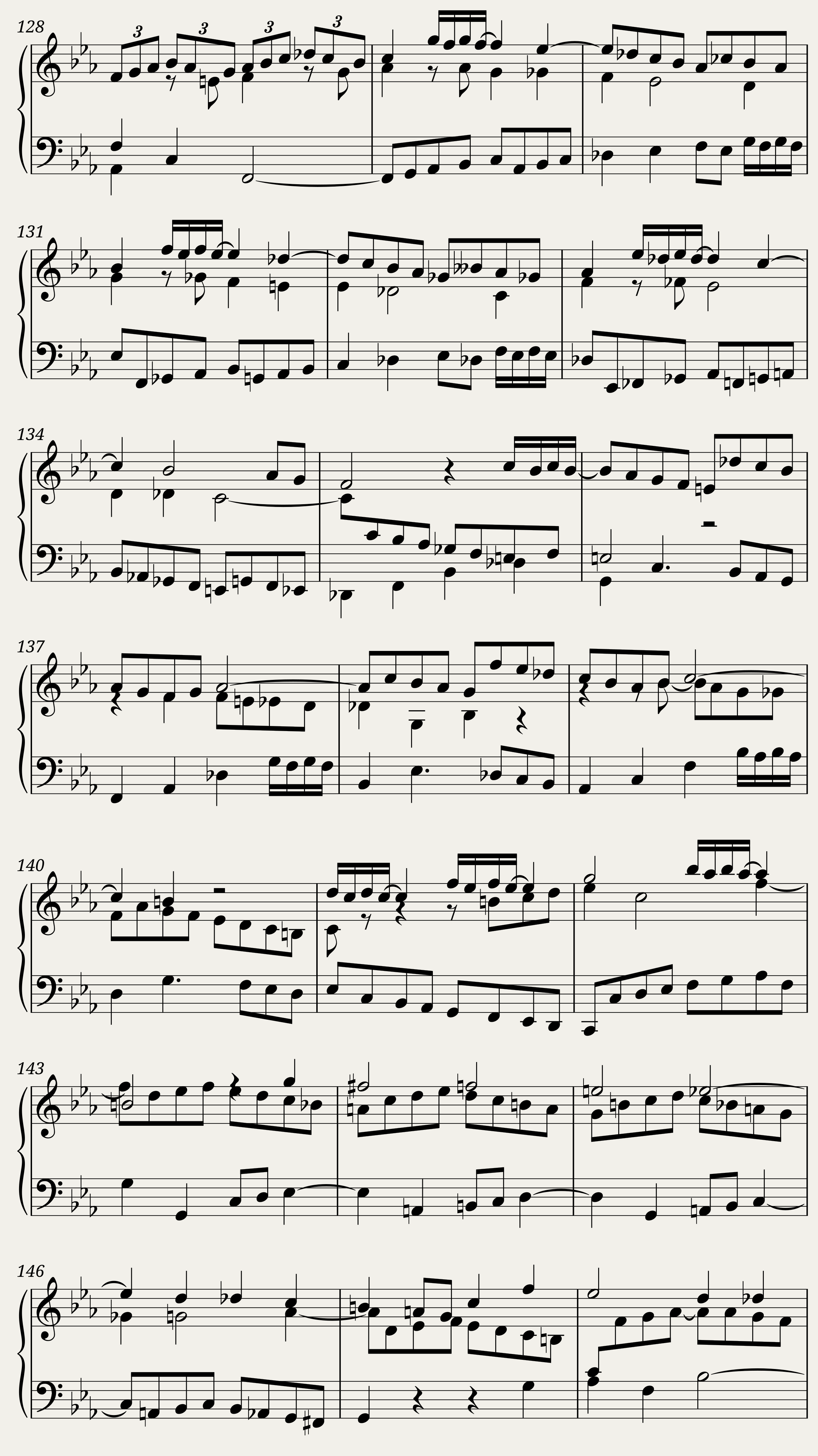 BWV 1079 Musical Offering Ricercare a 3 voci — 7/8