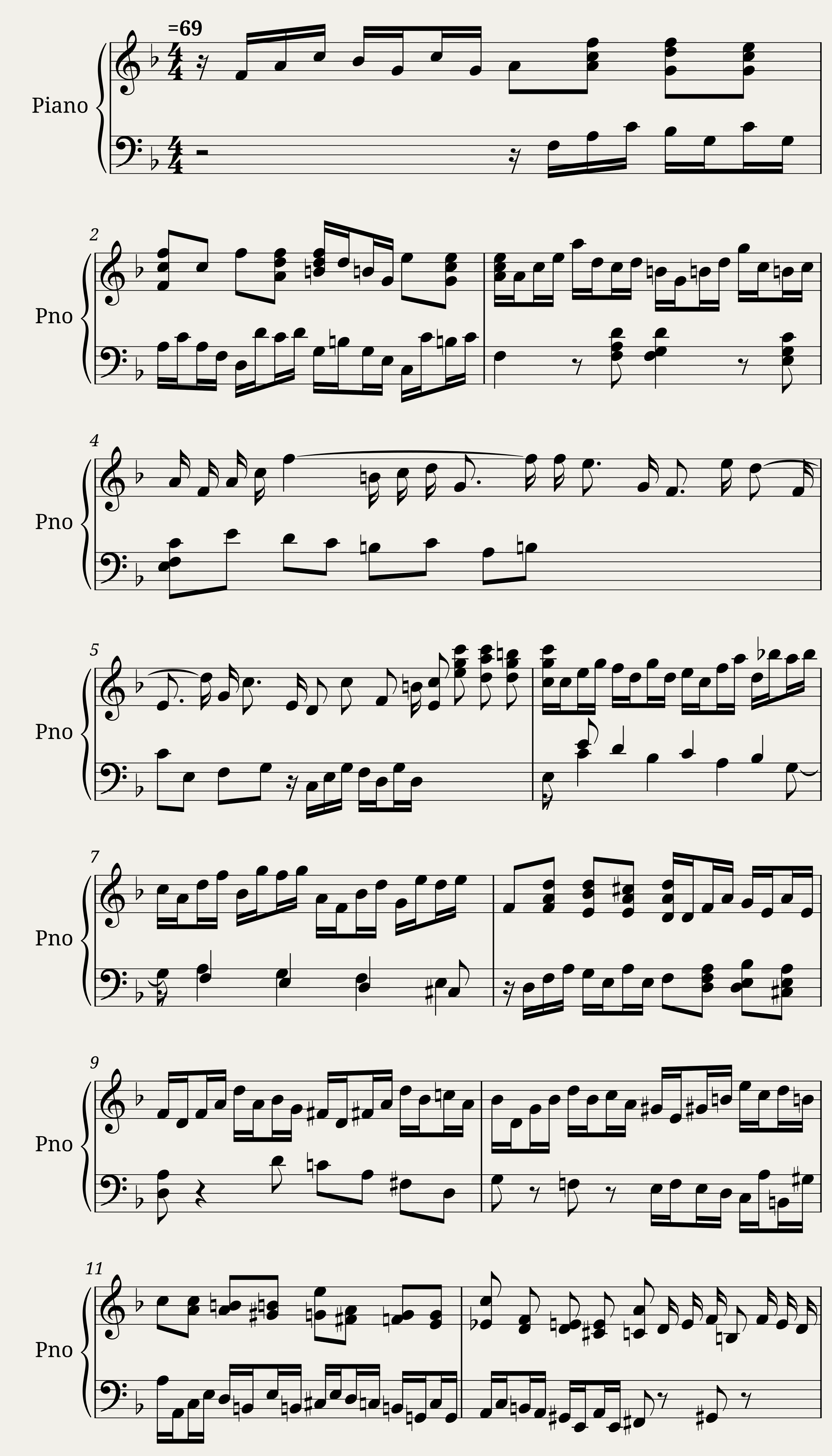 Petite Prélude No. 9 — 1/2