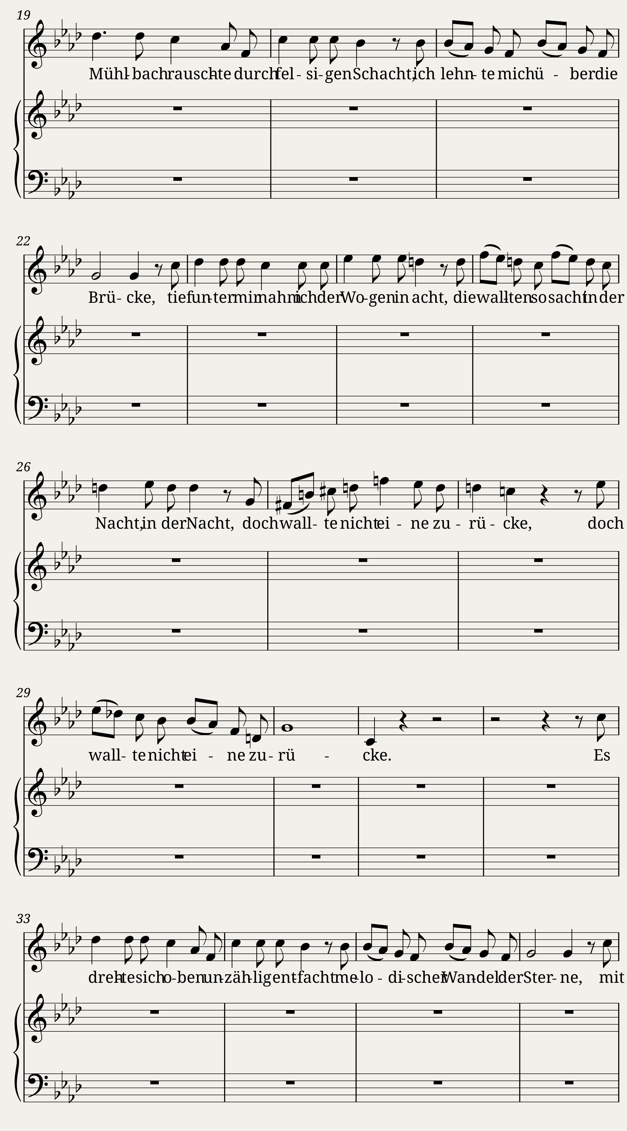 Brahms Johannes - 9 Lieder and Songs Op.32 No.1 - Wie rafft ich mich auf in der Nacht — 2/3