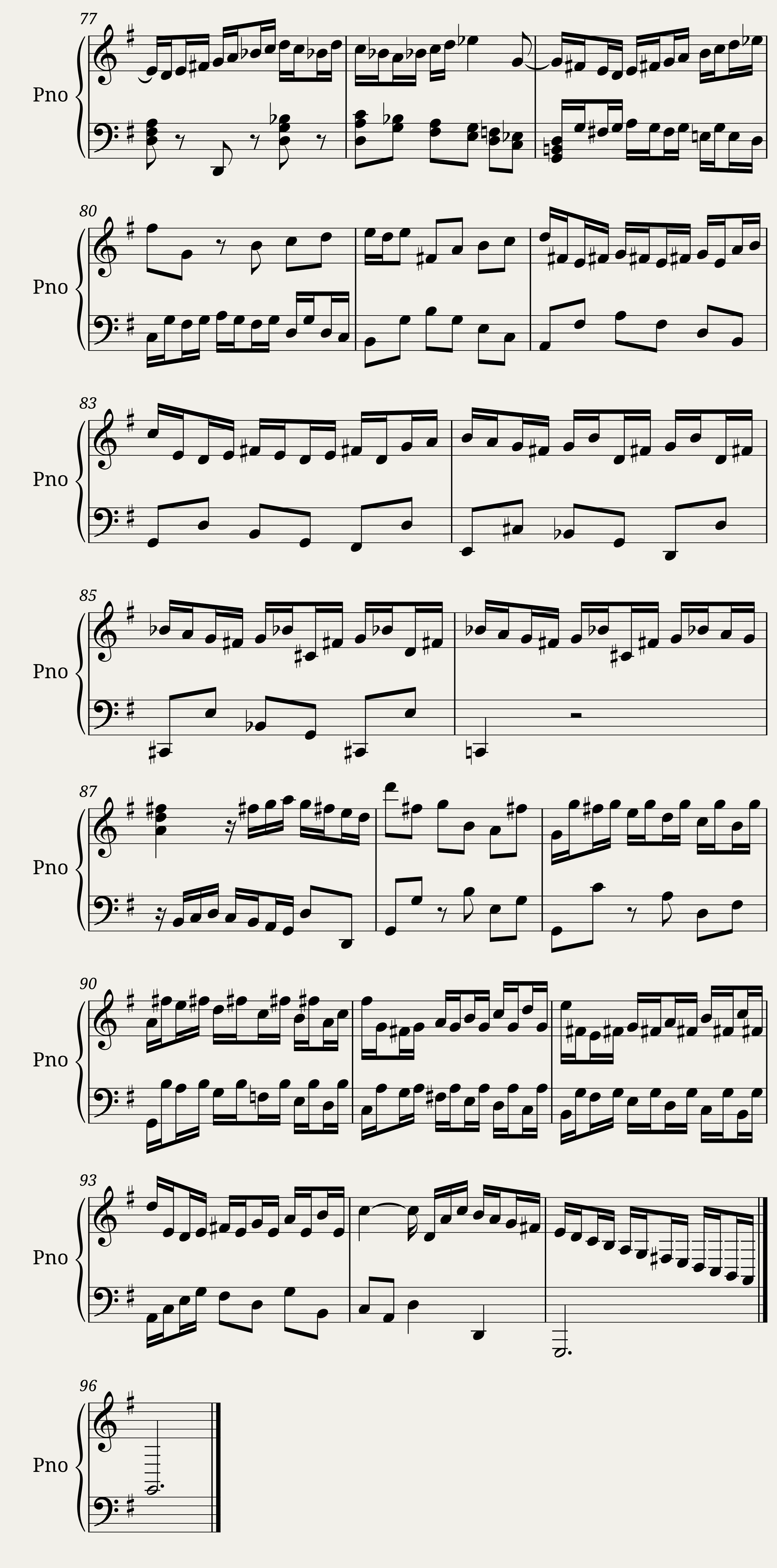 Six Partitas (Clavierubung part I): No. 5 — 5/5