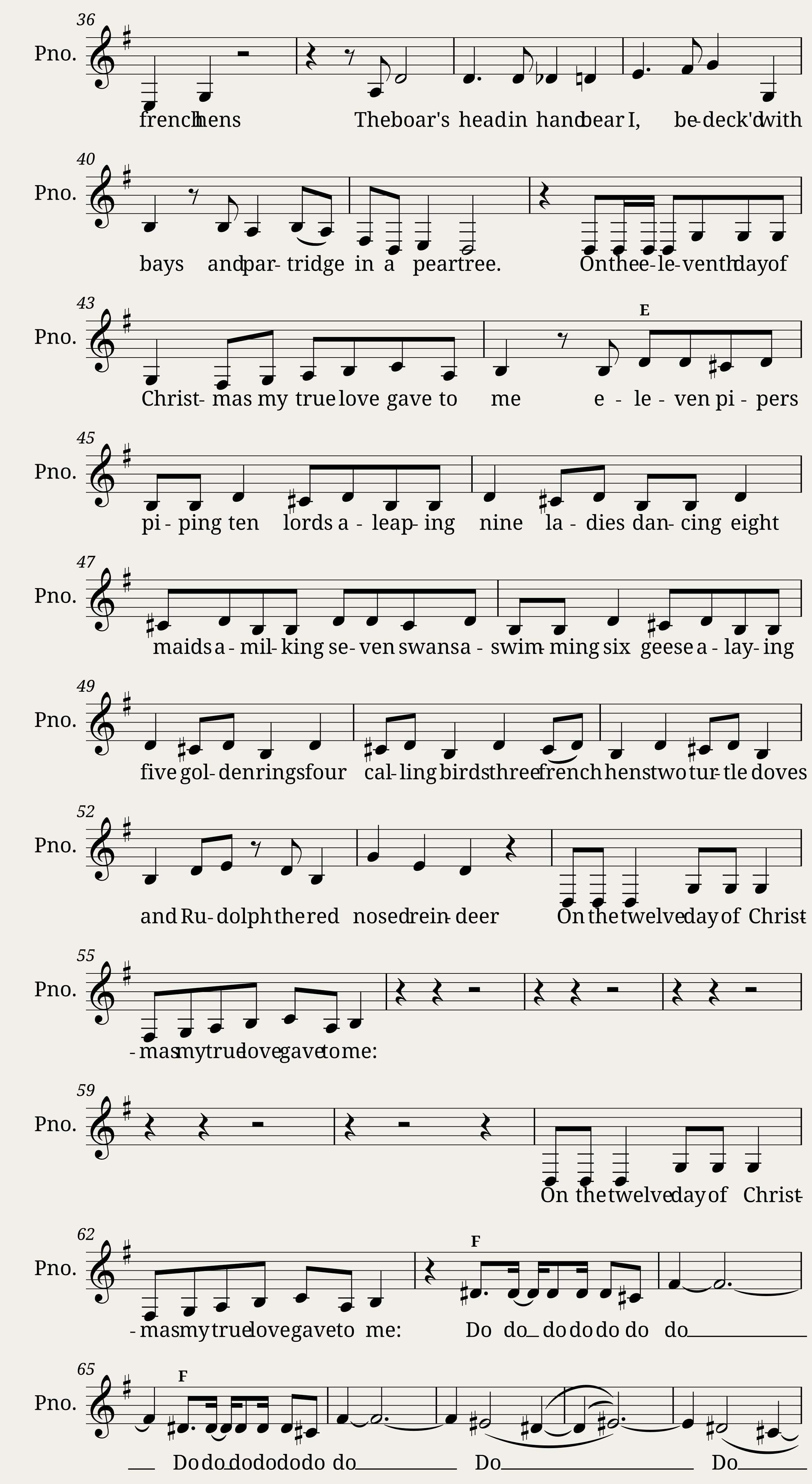 12 days tenor 1 — 2/3