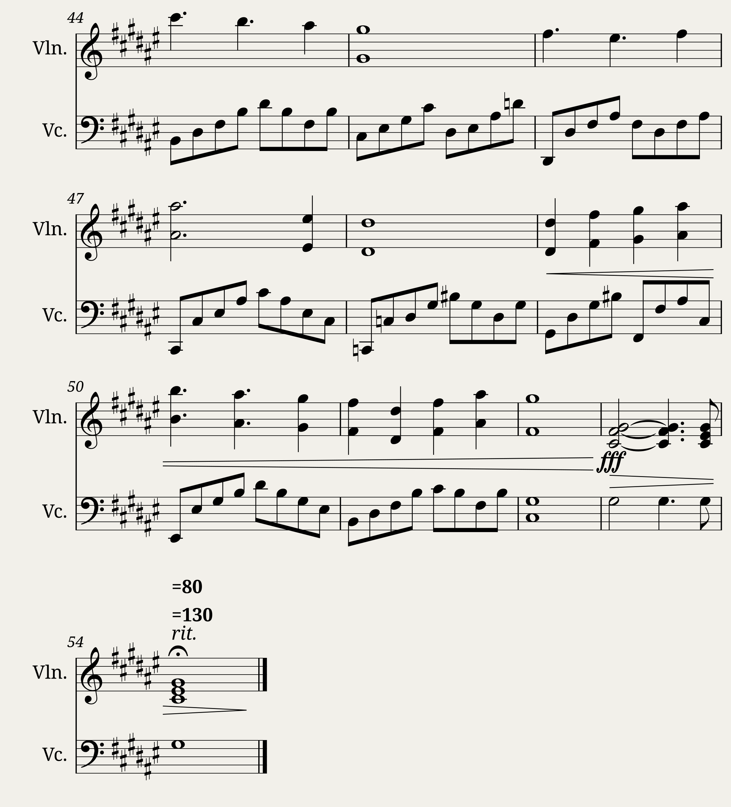 Devourer of Gods Violin and Cello Duet — 2/2