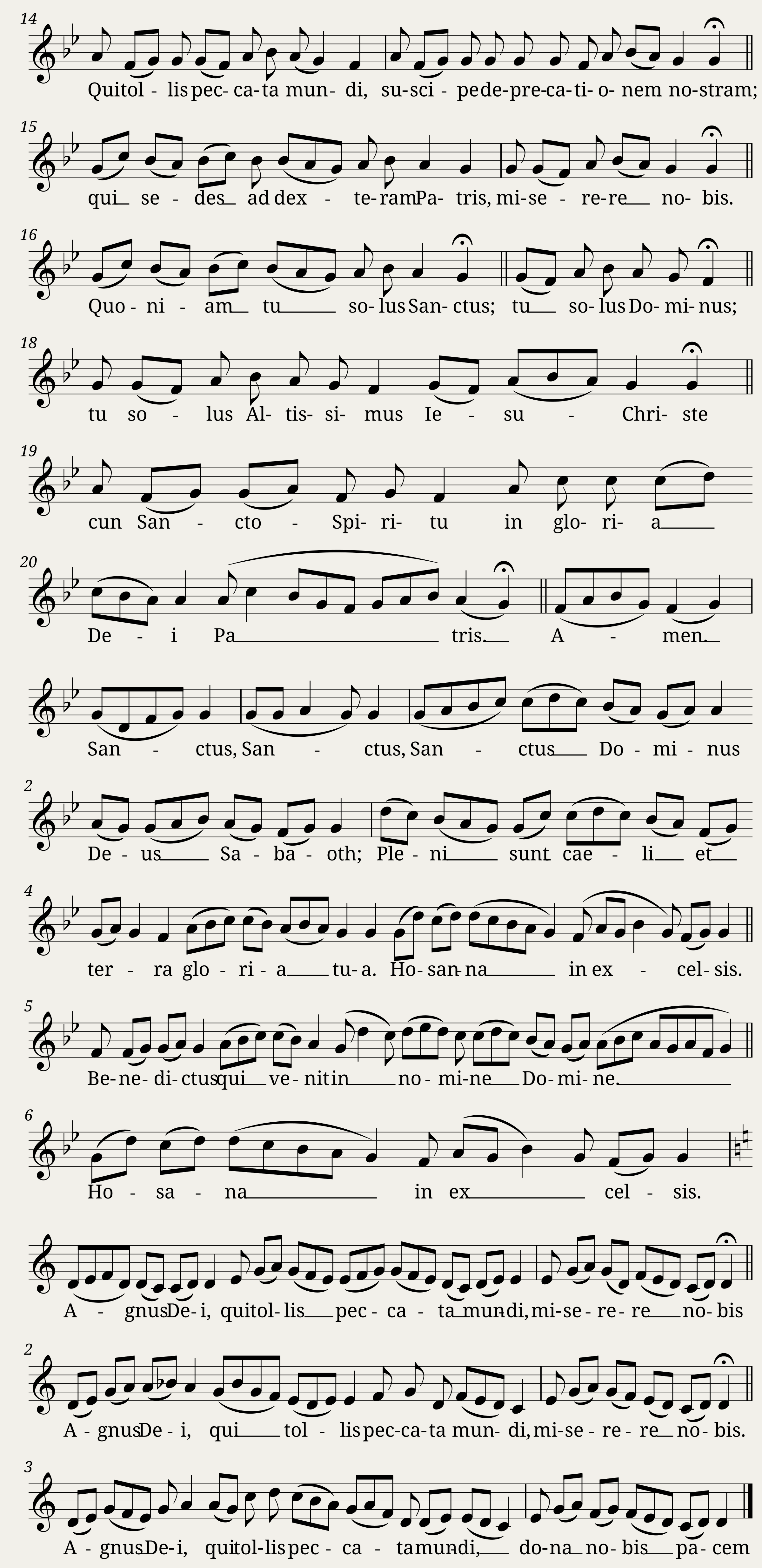 Missa XI Orbis factor — 2/2