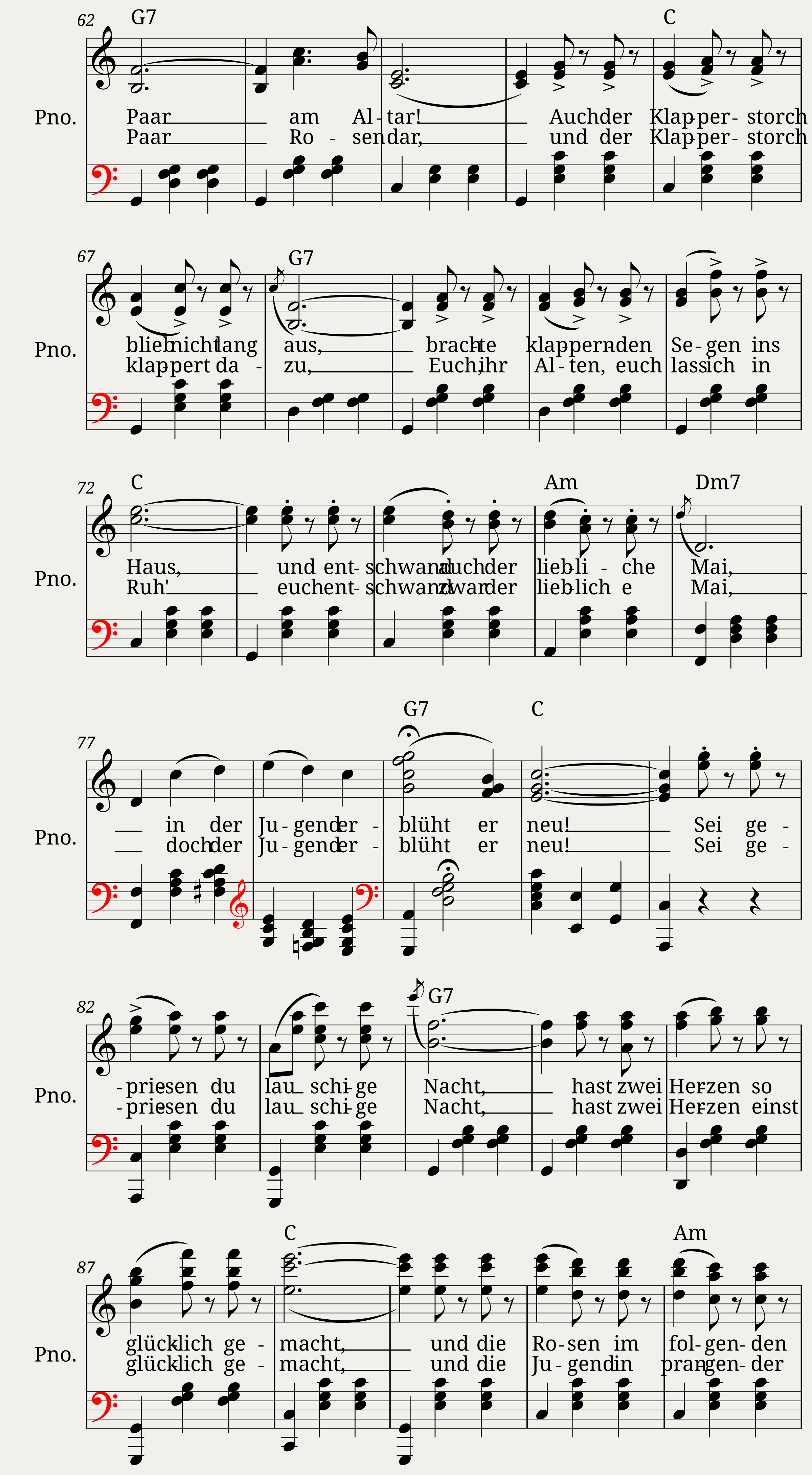 Sei gepriesen du lauschige Nacht... — 3/4