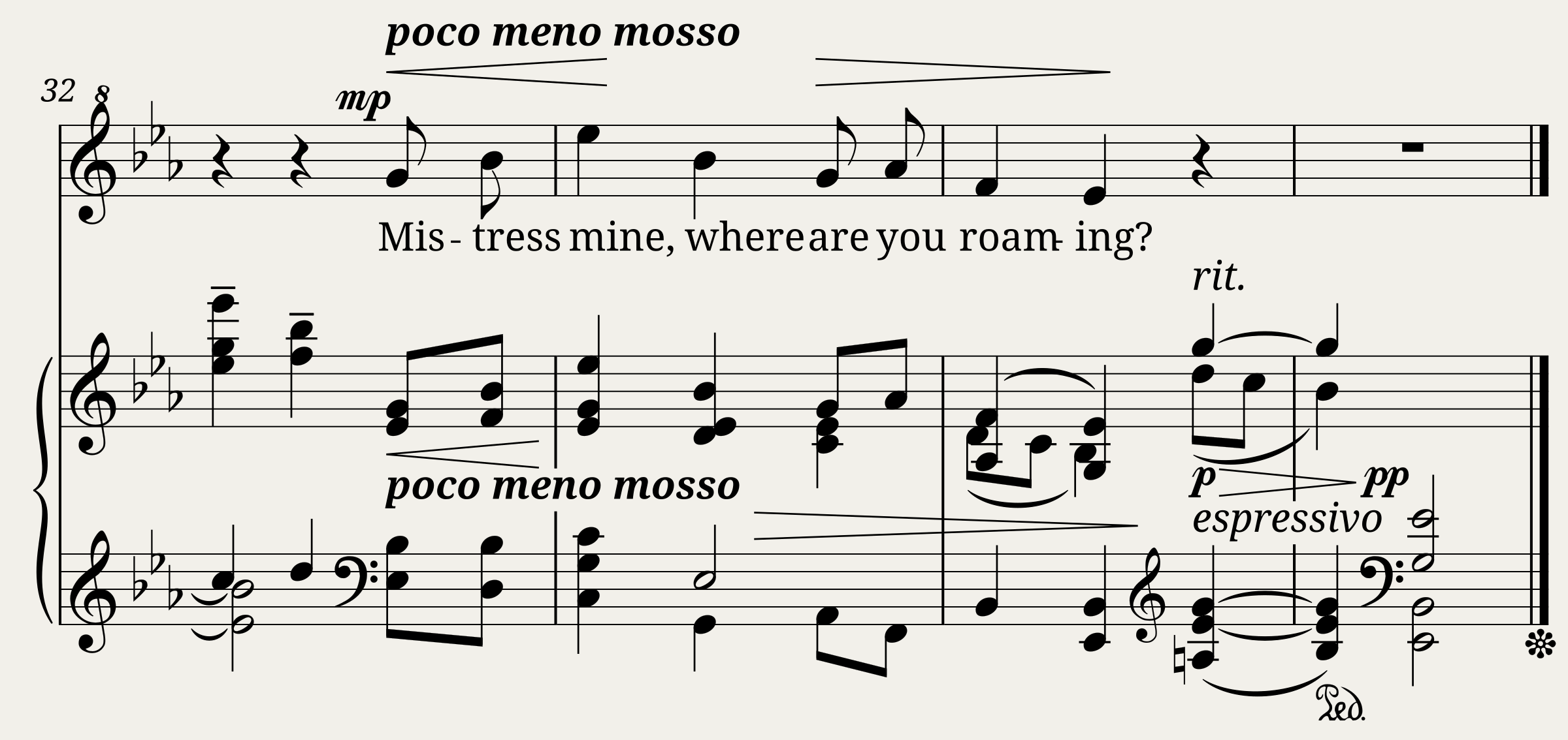 O Mistress Mine — 2/2