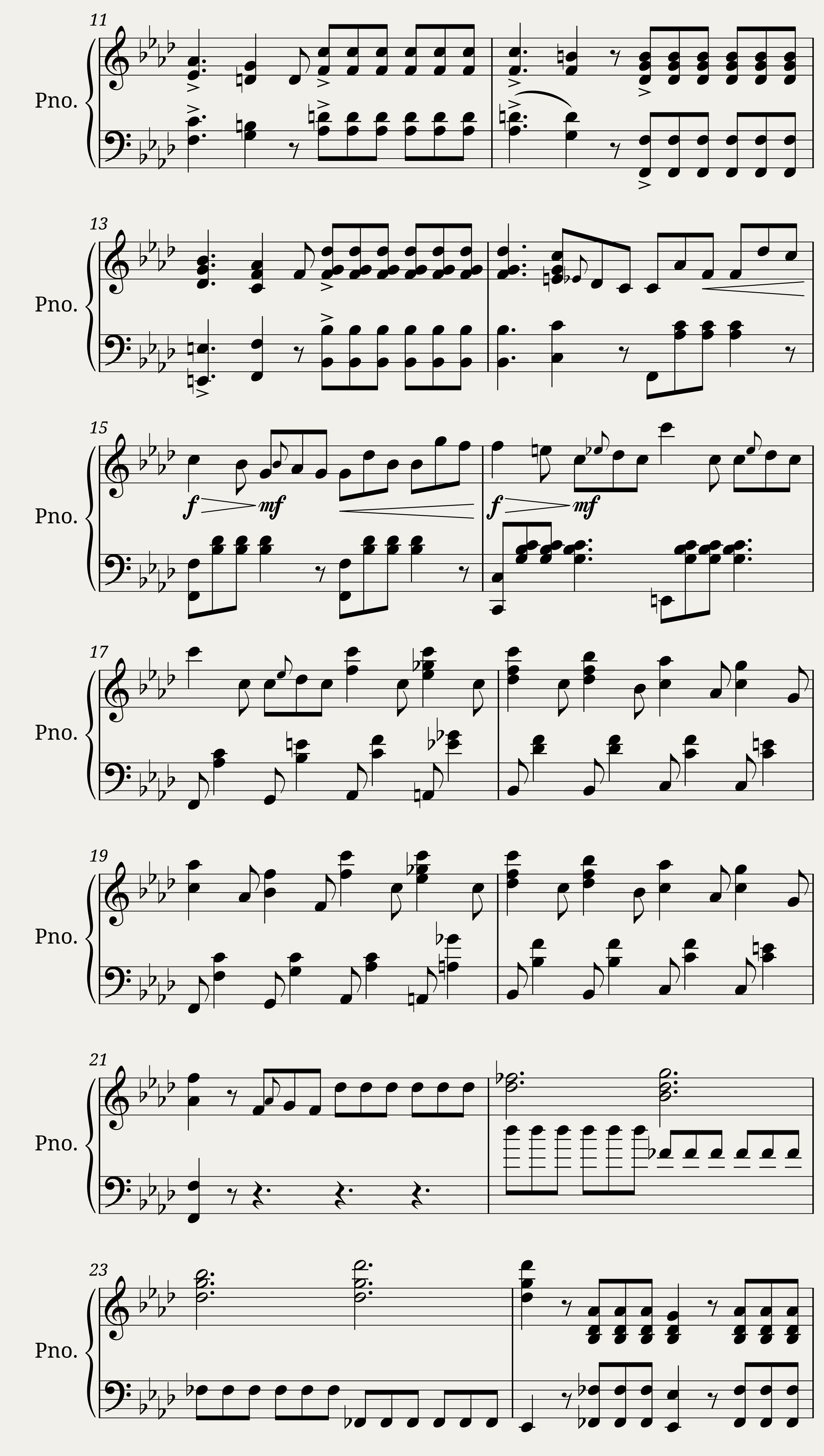 Songs for Pianoforte 1836-7: Unnumbered; by Fanny Hensel (née Mendelssohn) — 2/8