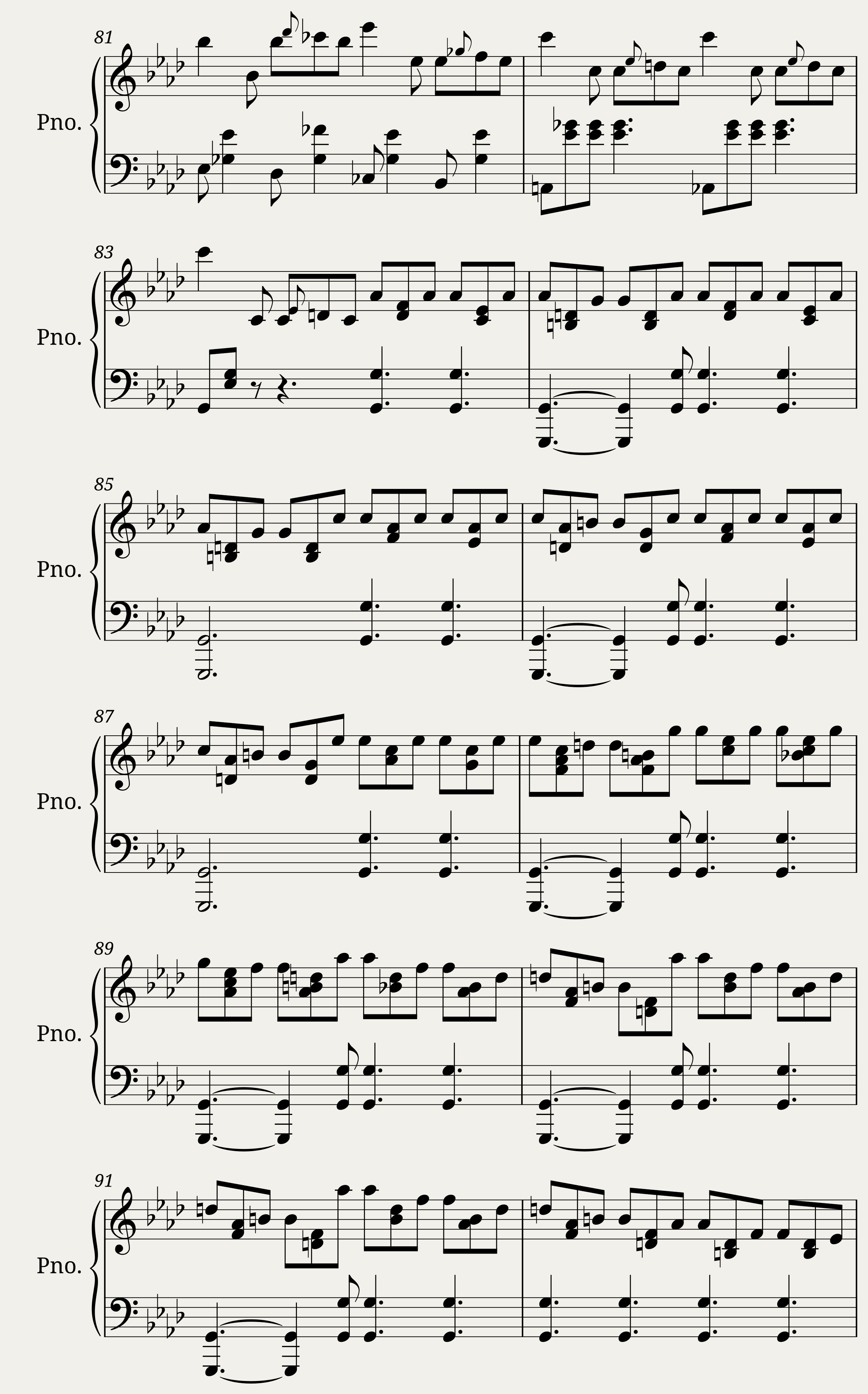 Songs for Pianoforte 1836-7: Unnumbered; by Fanny Hensel (née Mendelssohn) — 7/8