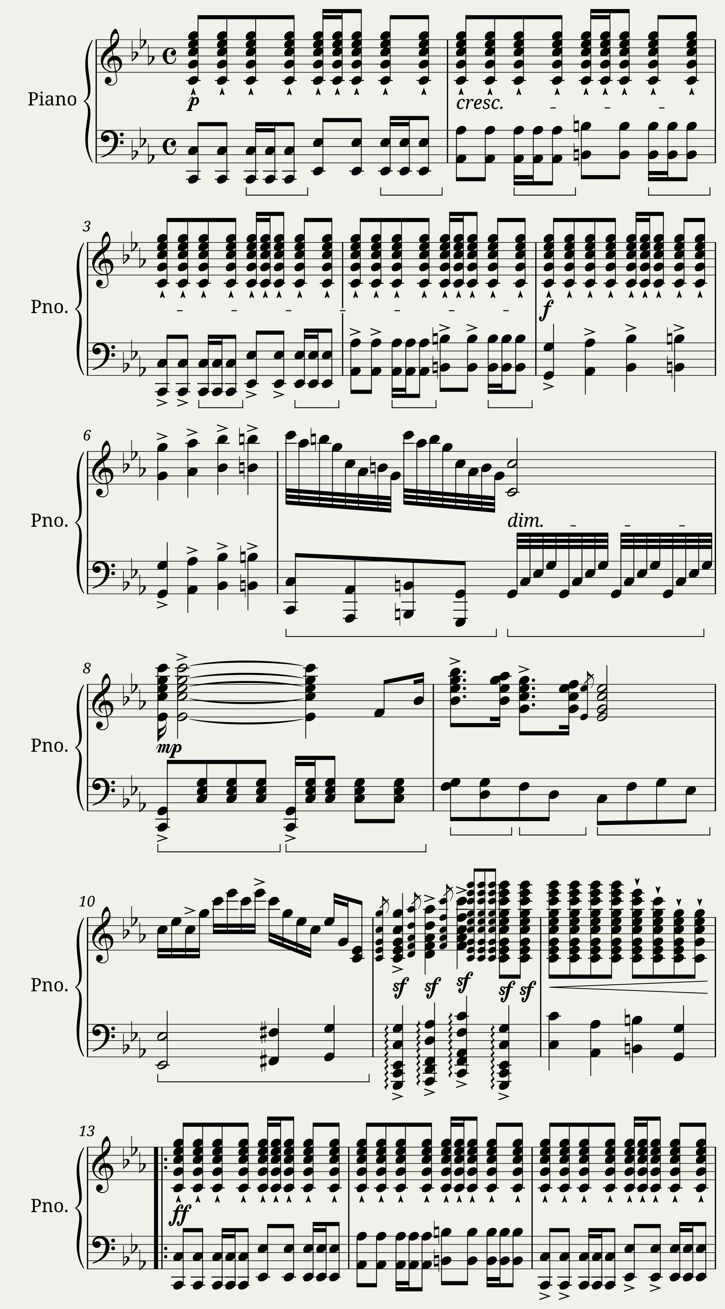 C Minor — 1/2