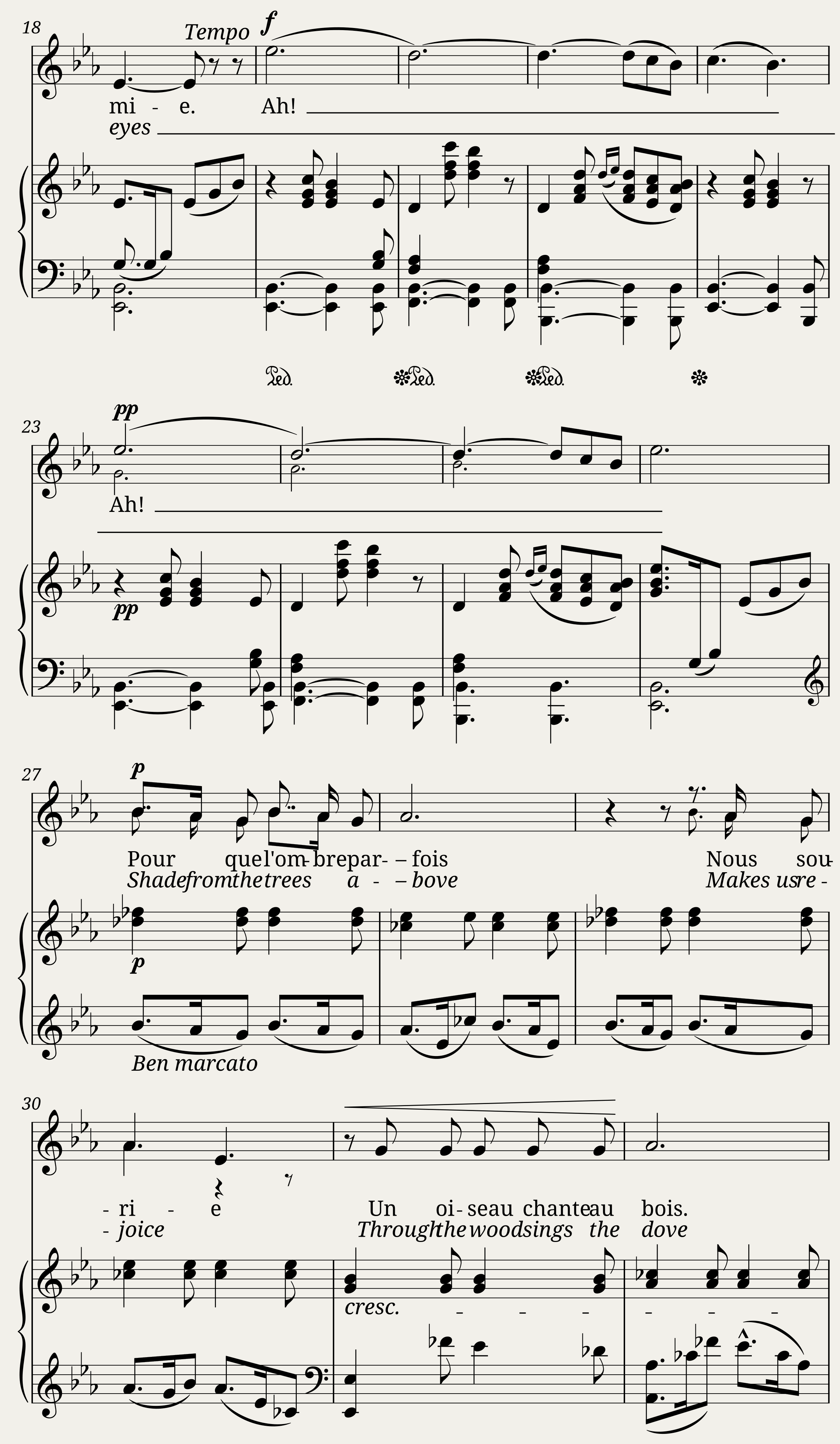 La chanson de ma mie — 2/4