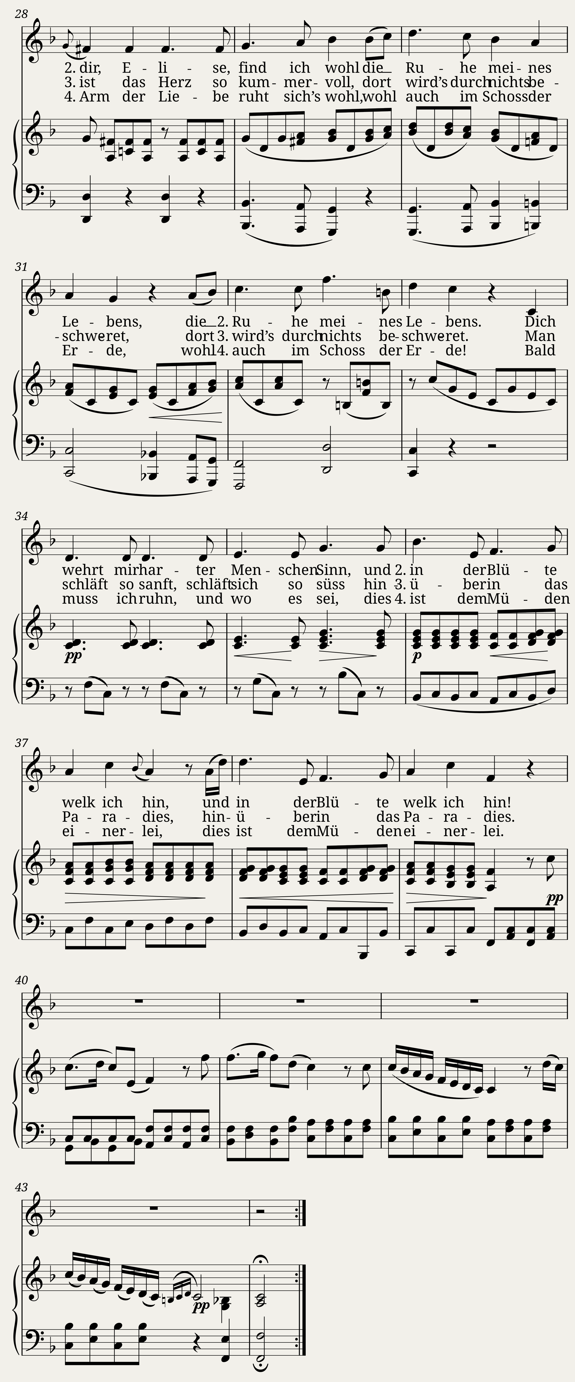 Das Liedchen von der Ruhe — 2/2