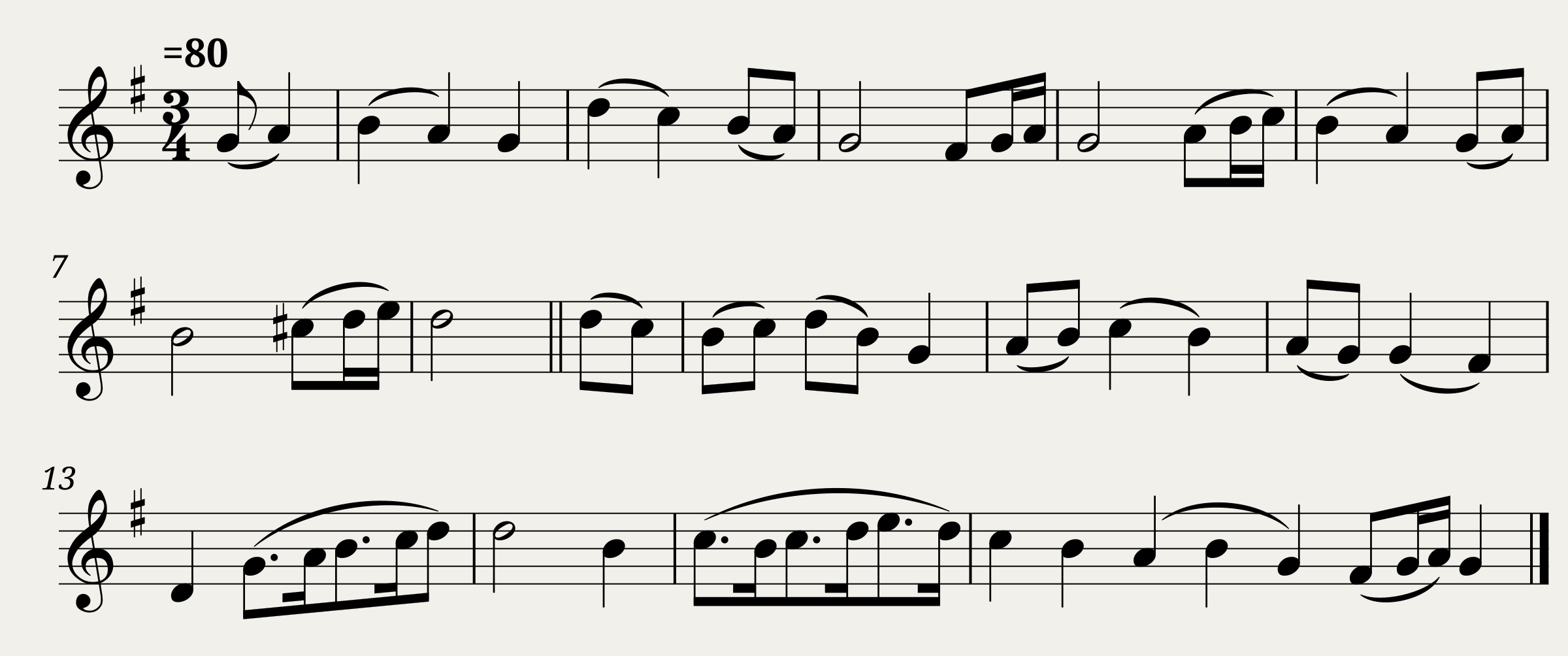 Hymn tune for Christmas. JMP.098