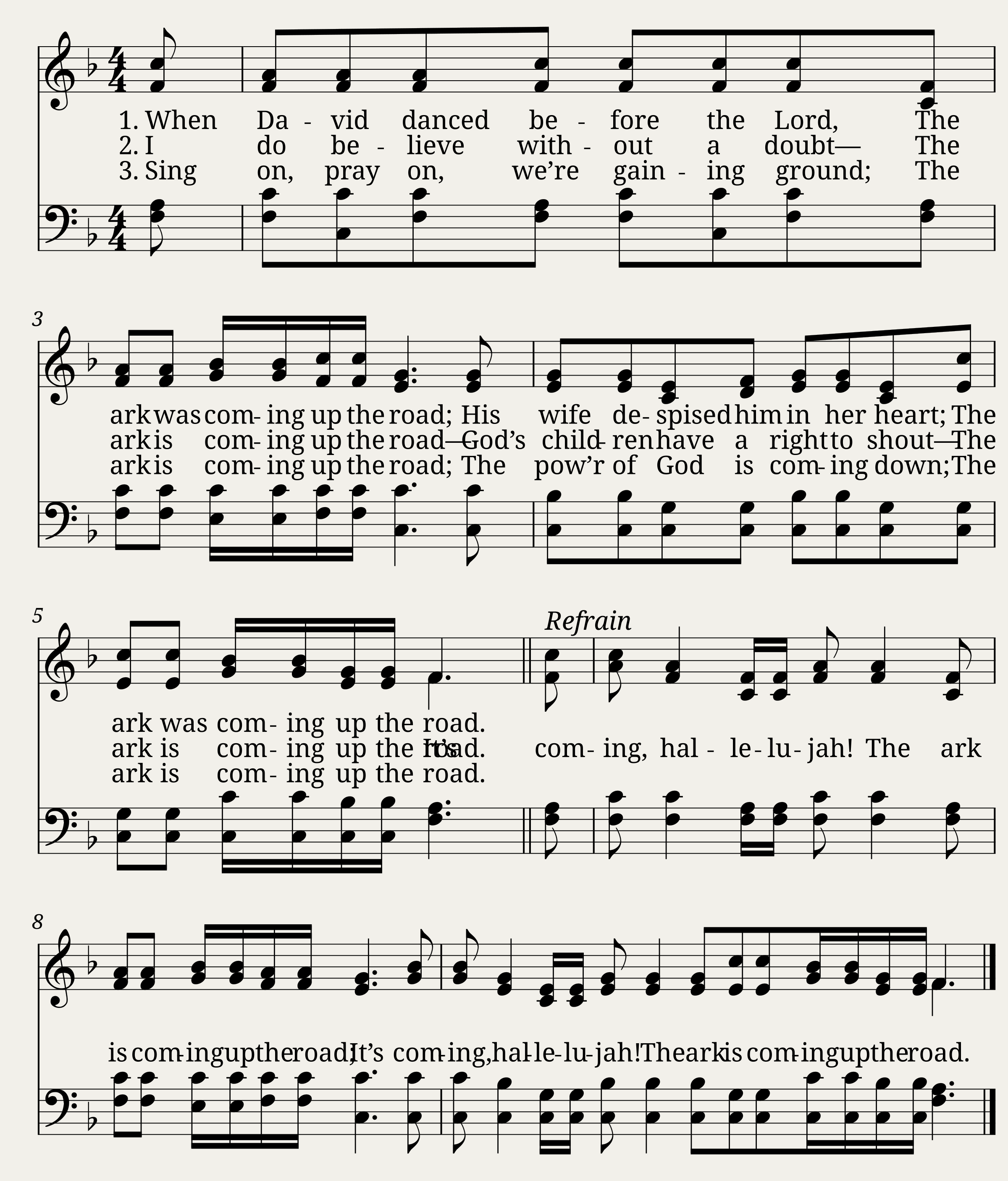 When David danced before the Lord - Thoro Harris