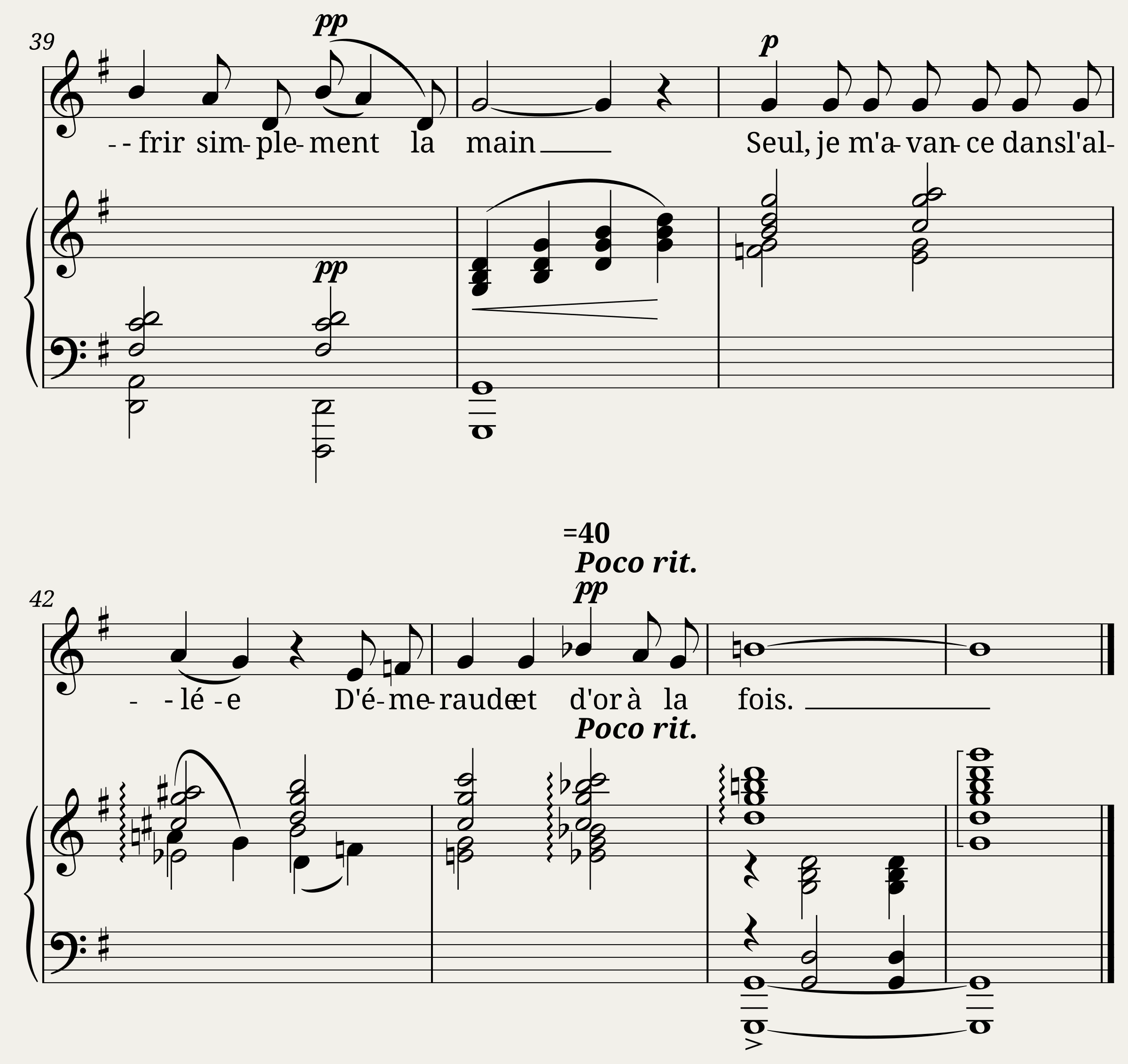 Chaminade Cécile - L'allée d'émeraude et d'or — 3/3