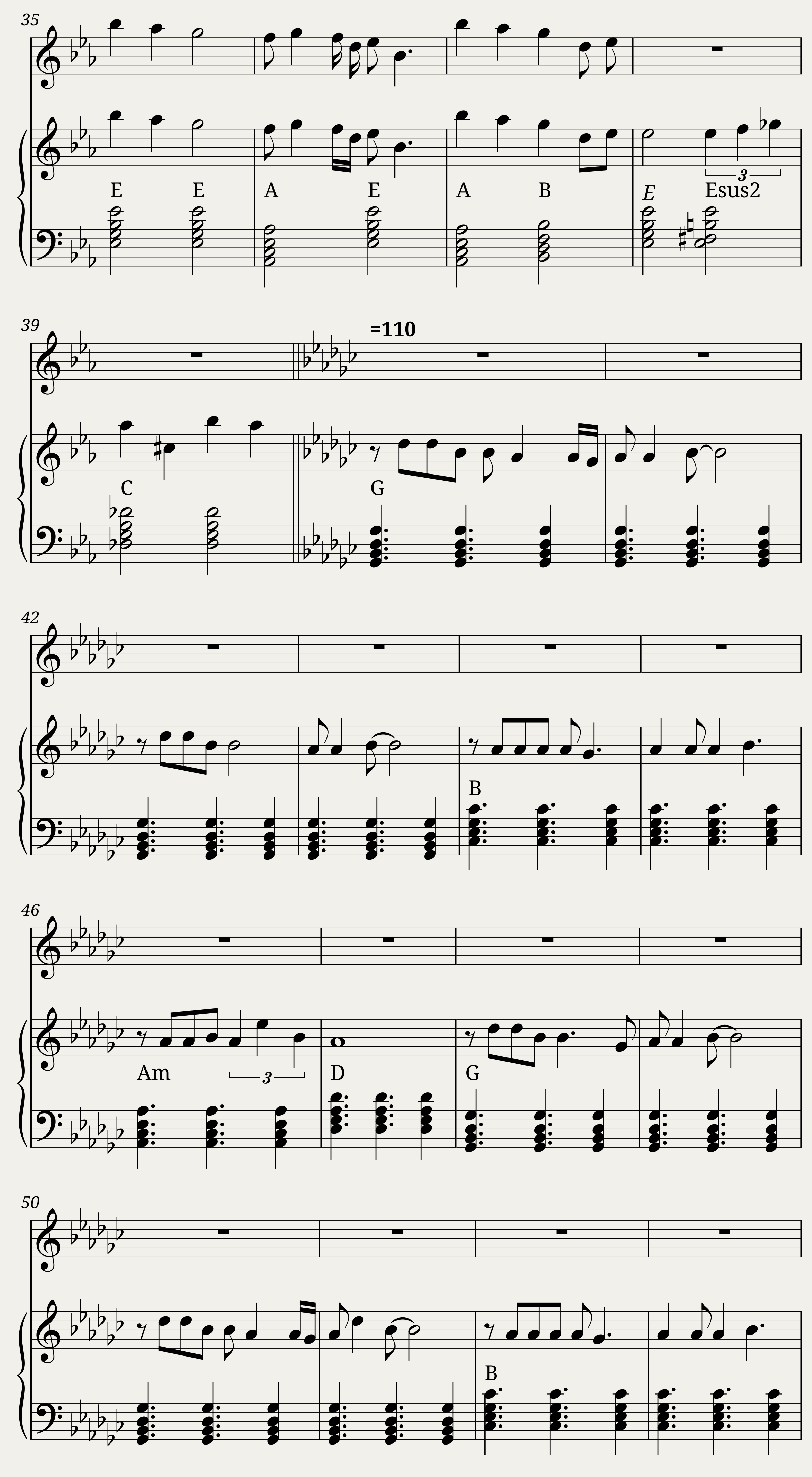 disney medley melody line chord progression — 2/4