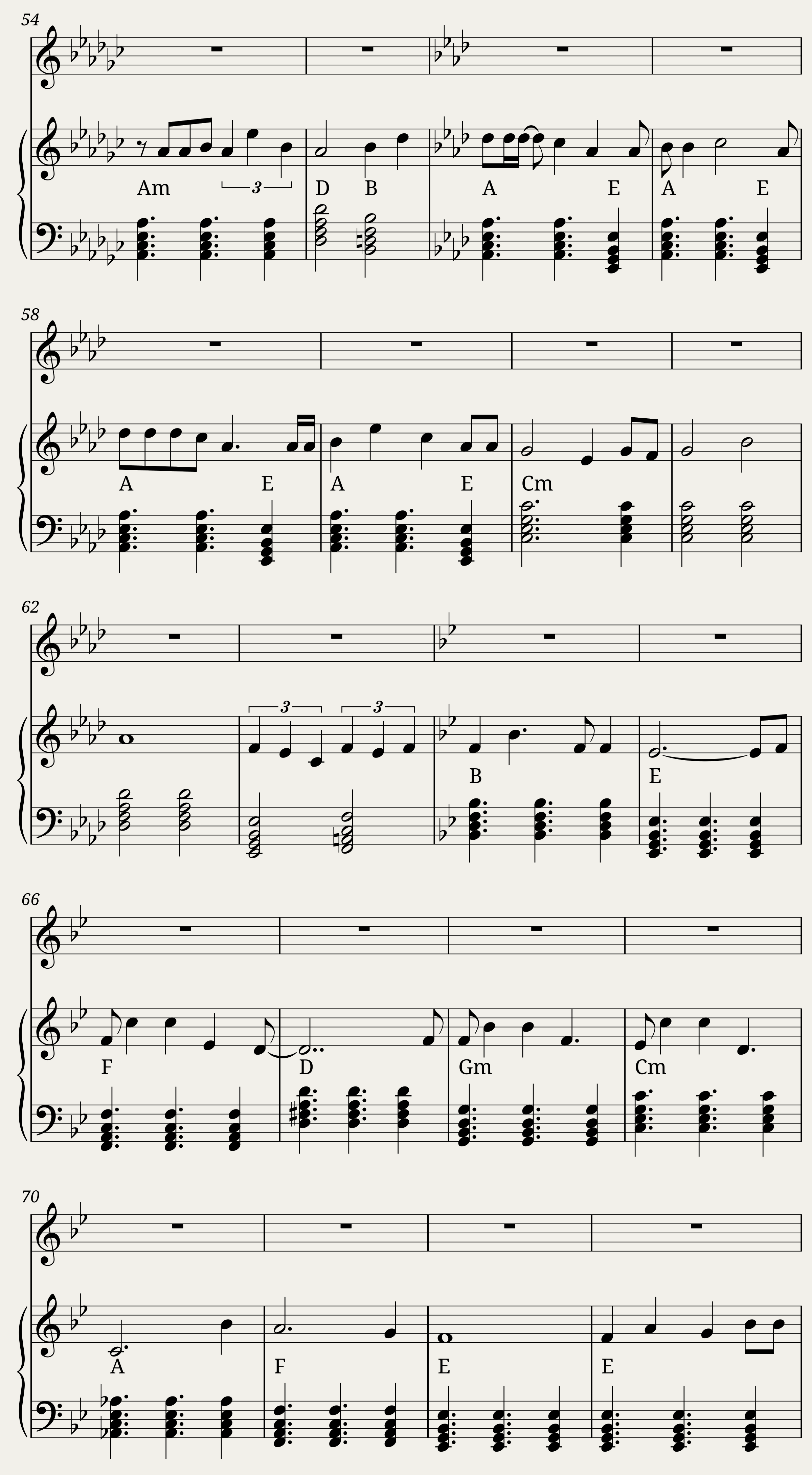 disney medley melody line chord progression — 3/4