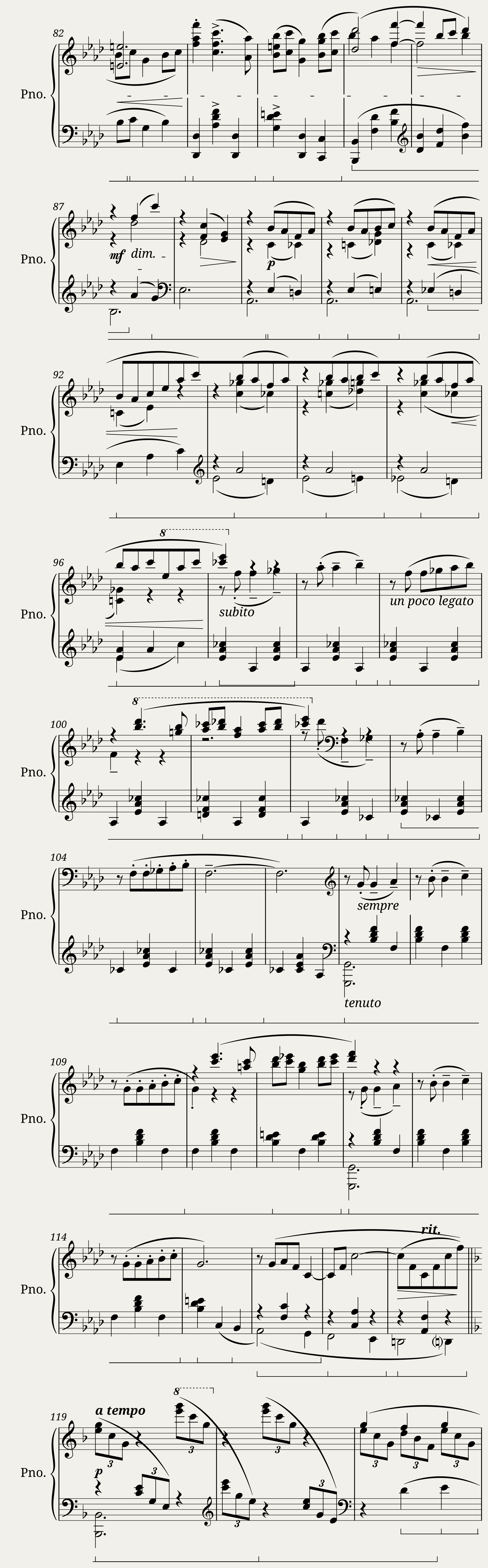 Valse romantique Claude Debussy — 3/4