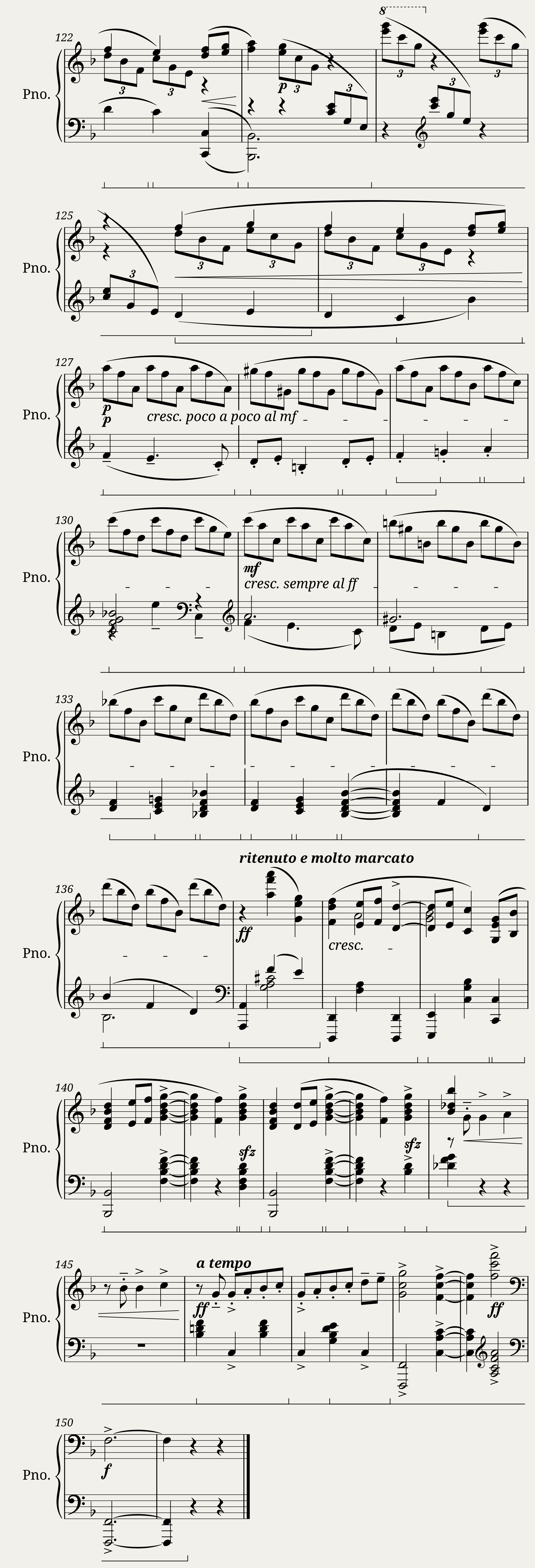 Valse romantique Claude Debussy — 4/4