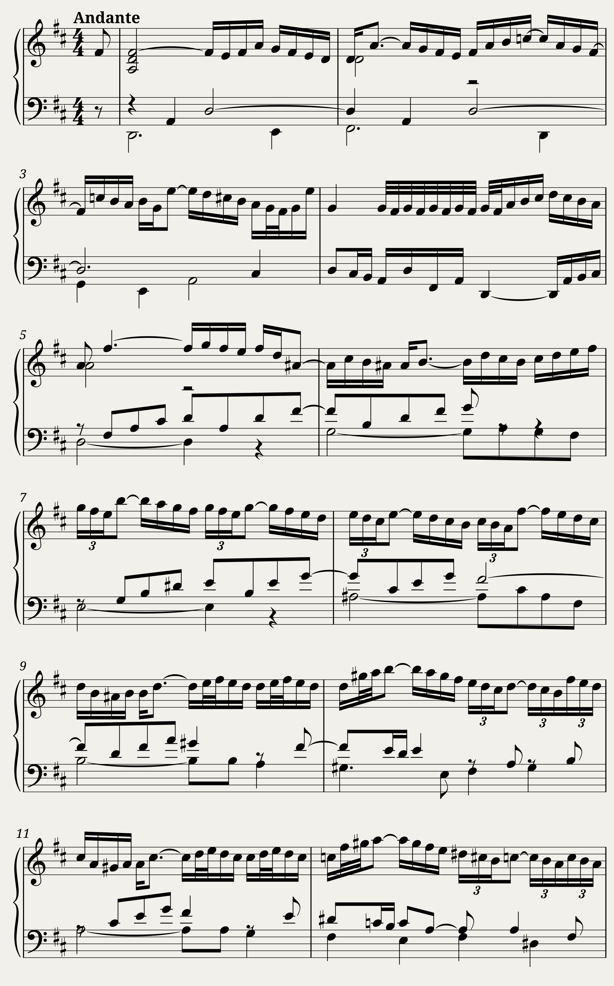 BWV 828 Partita IV Allemande — 1/11