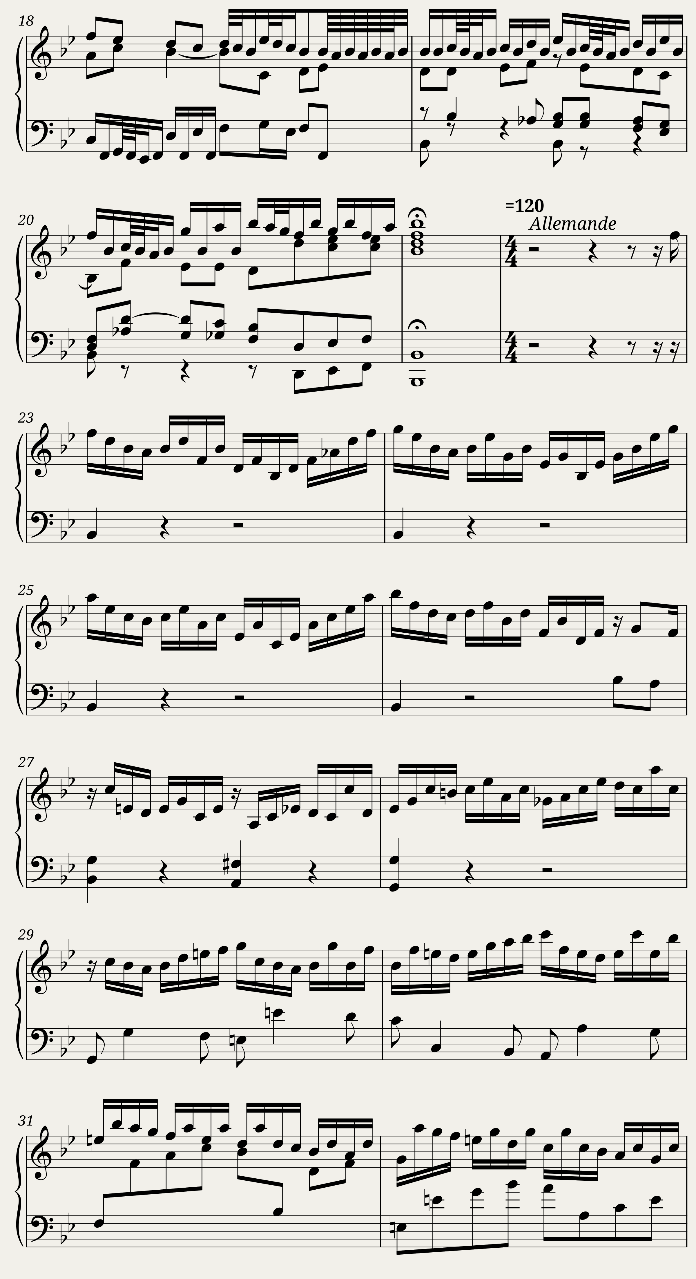BWV 828 Partita IV Allemande — 3/11