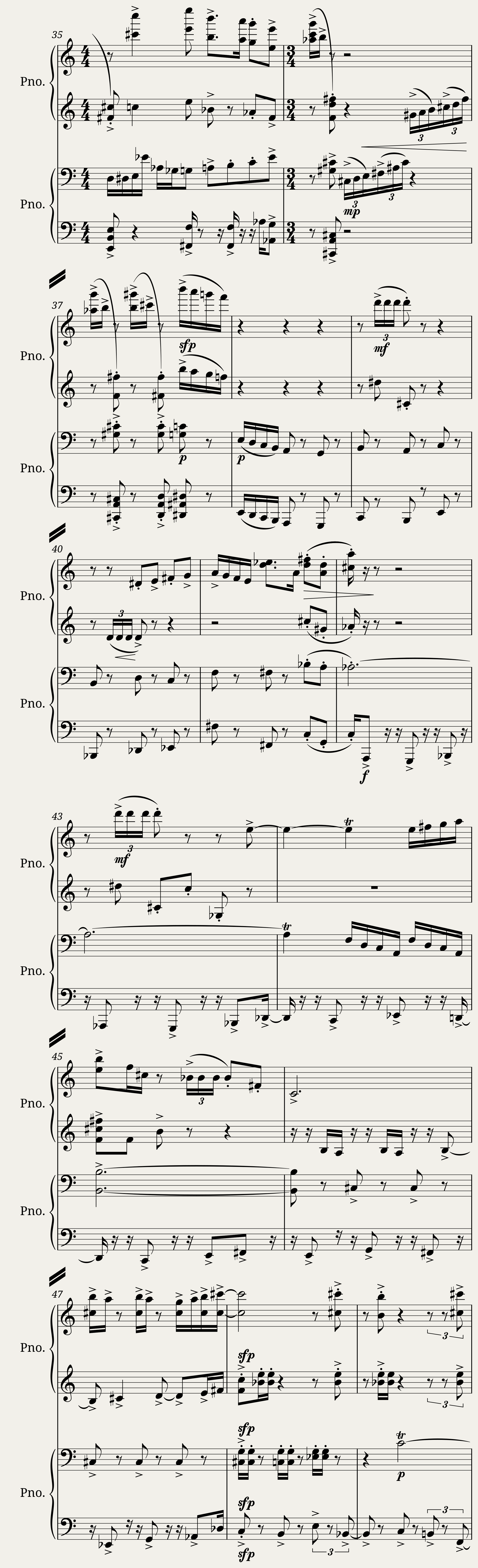 SONATINE FOR PIANO FOUR HANDS — 3/6