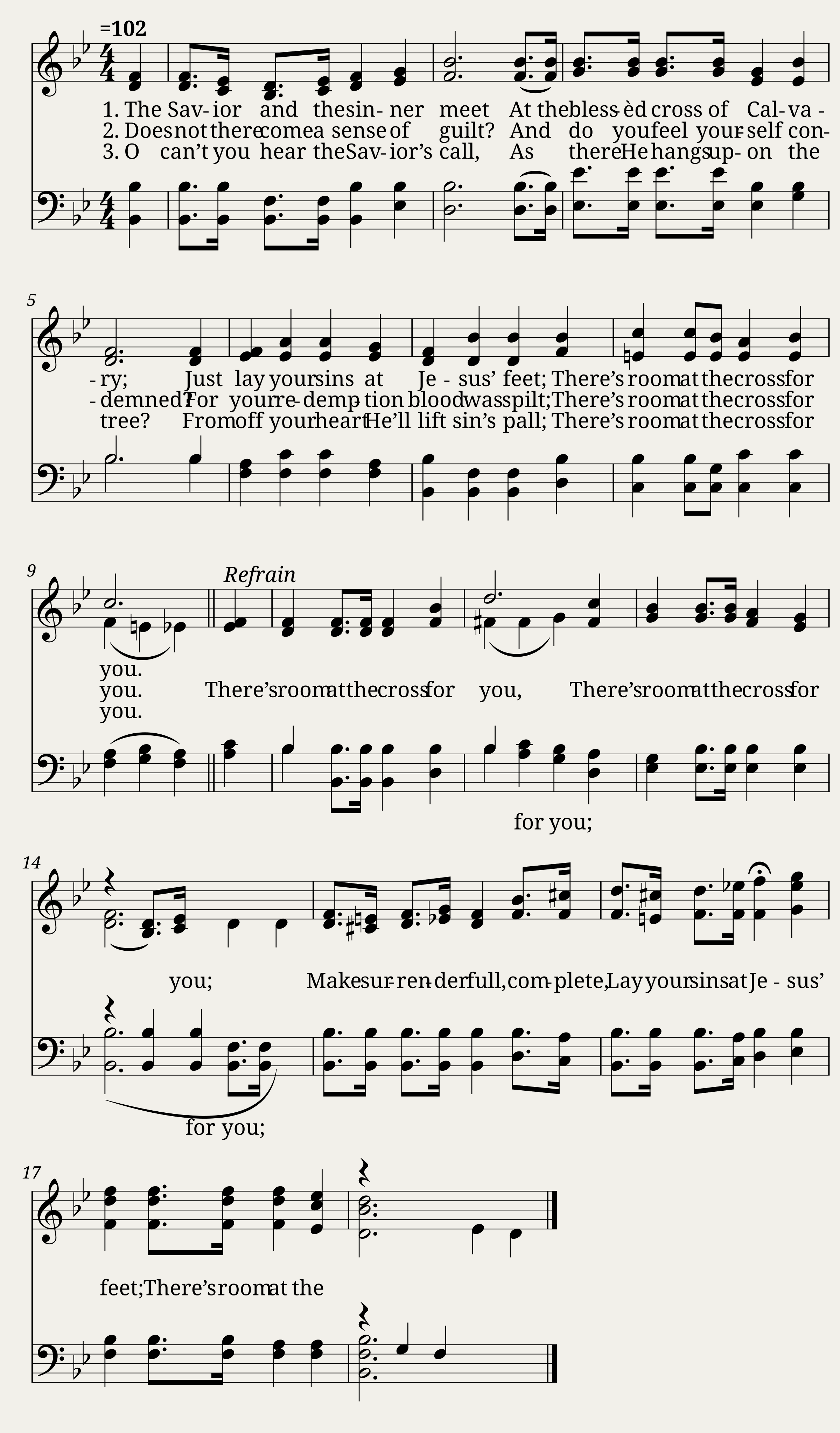 Theres room at the cross for you - Robert G. Jolly