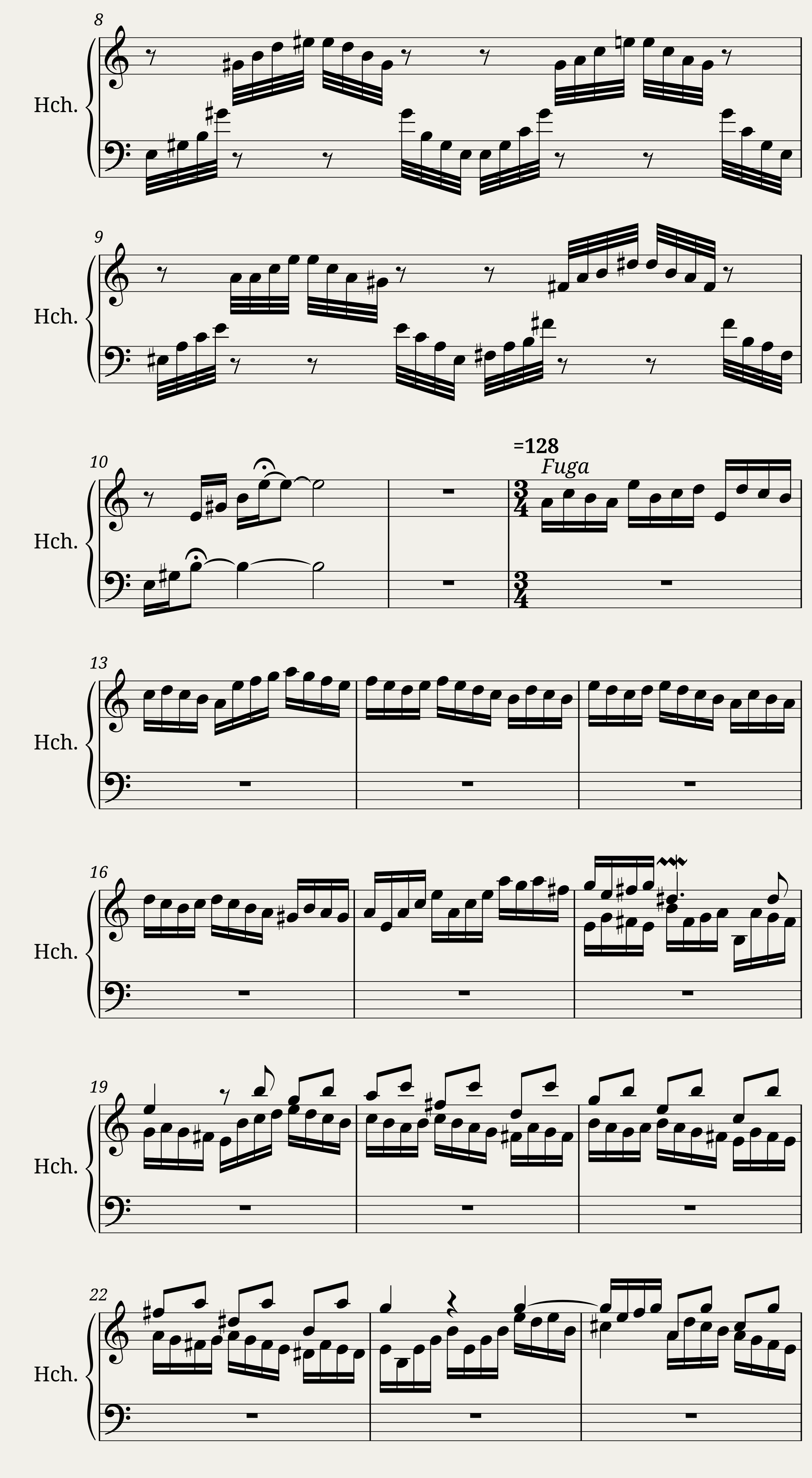BWV 944: Fantasia and Fugue in A minor — 2/12