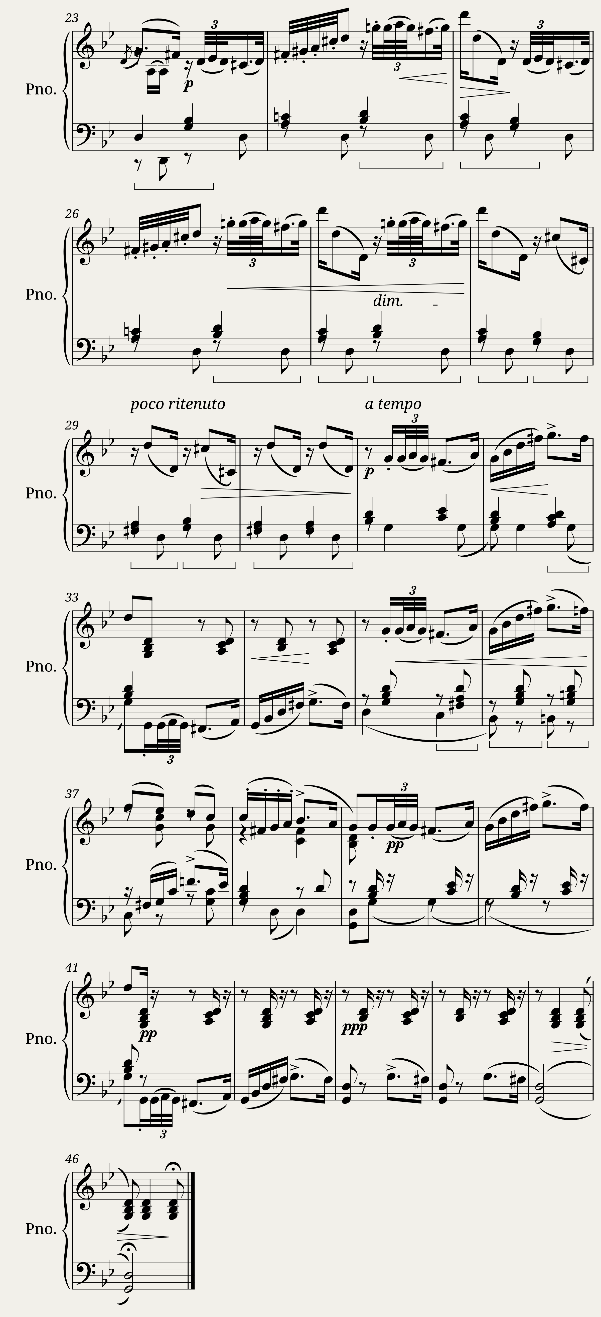The Seasons Op. 37a March Song of the lark — 2/2