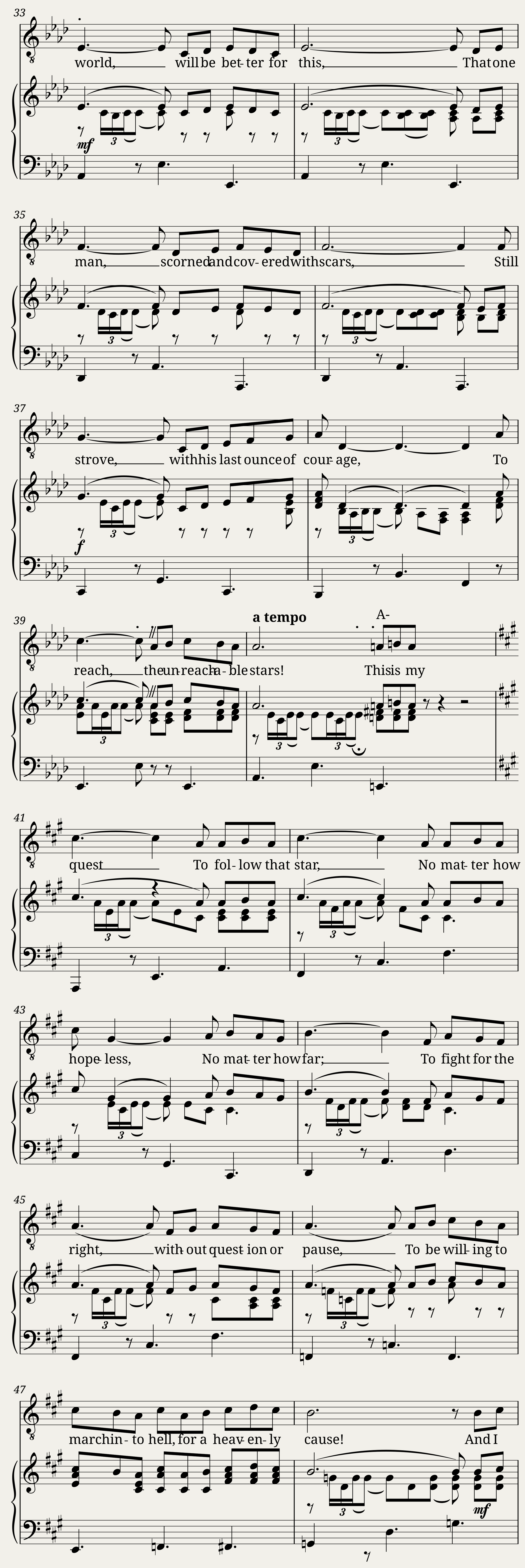 The Impossible Dream (As) — 3/4
