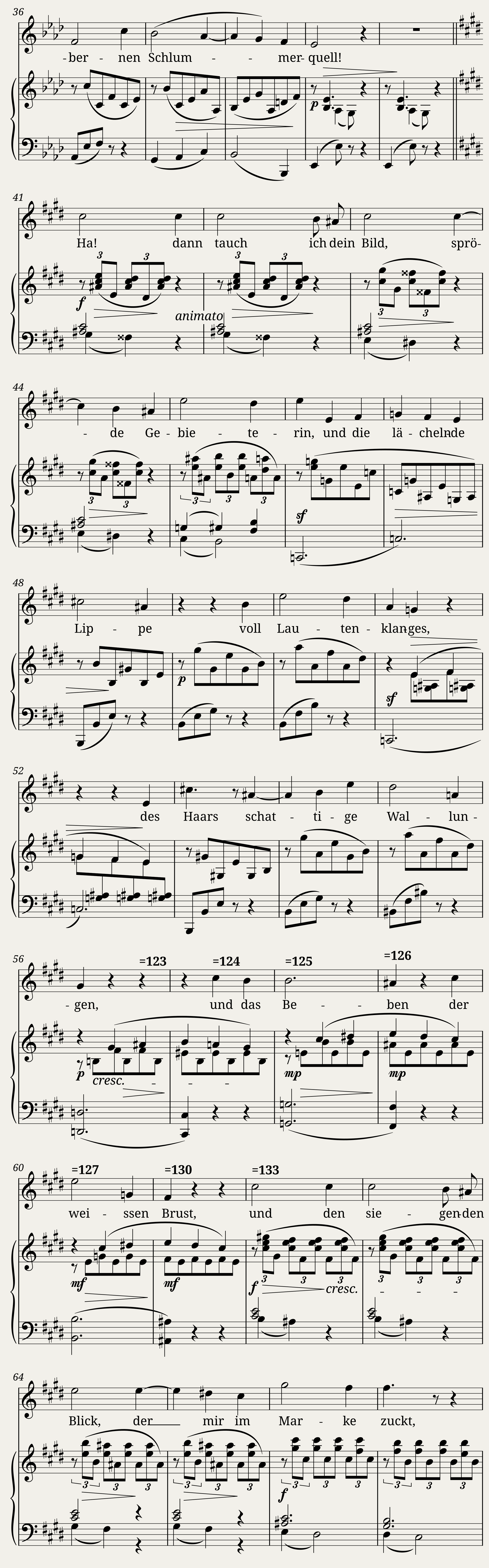 Brahms Johannes - 4 Gesänge Op.46 No.3 - Die Schale der Vergessenheit — 2/3