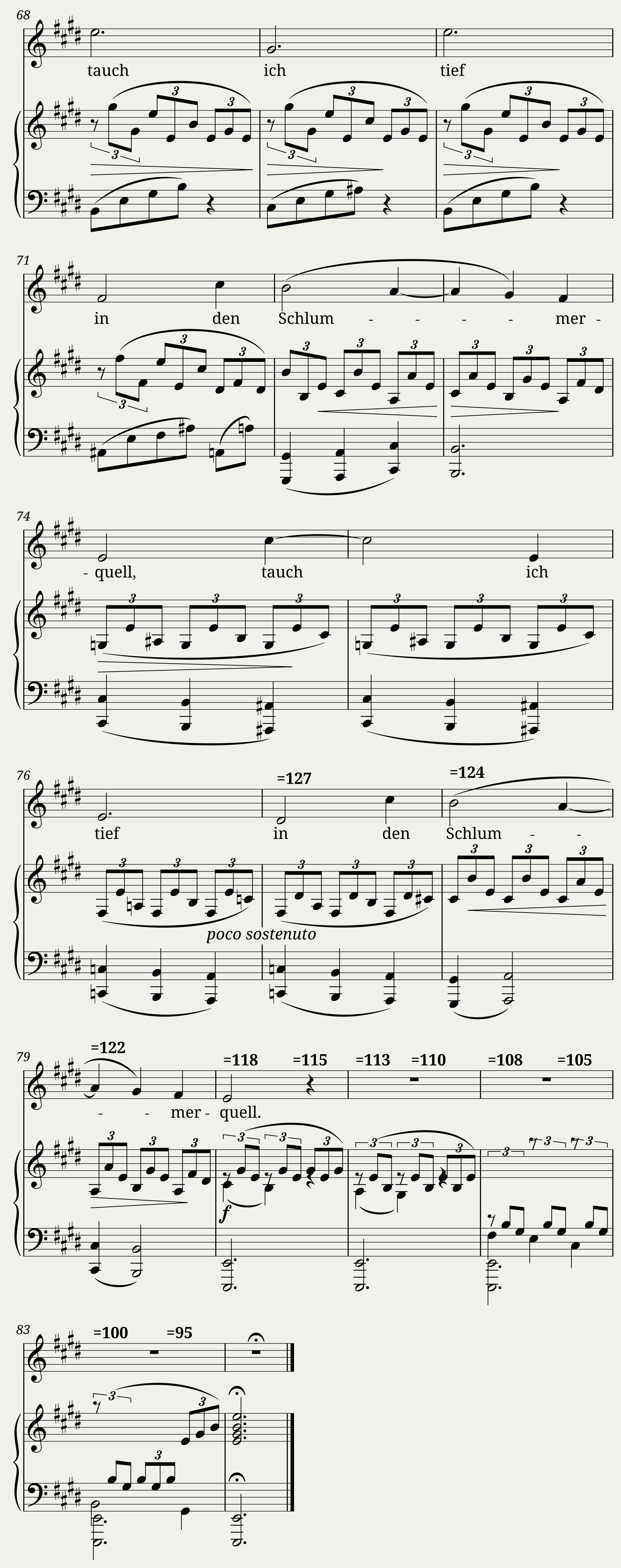 Brahms Johannes - 4 Gesänge Op.46 No.3 - Die Schale der Vergessenheit — 3/3