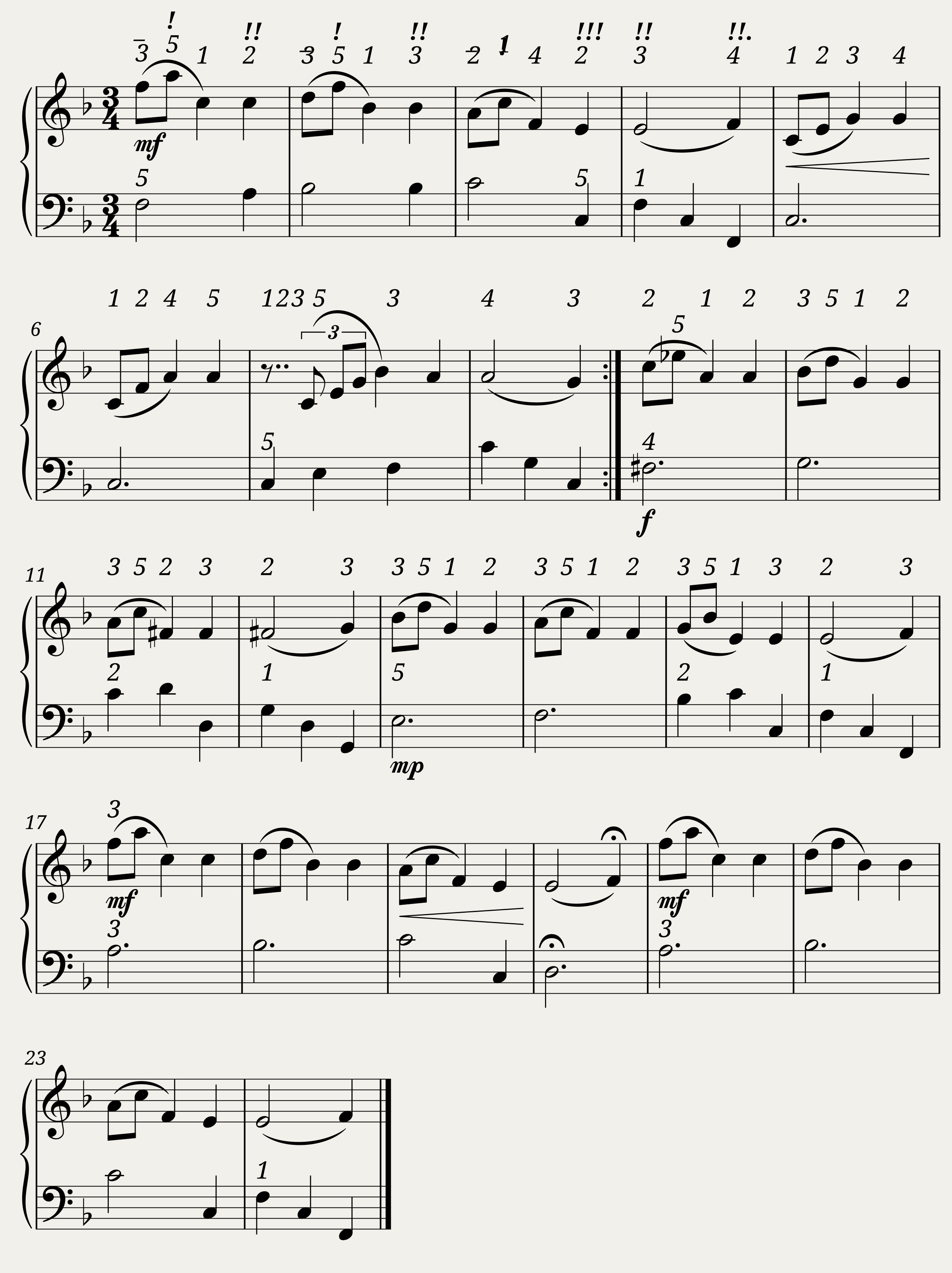 Minuet in F major K.2