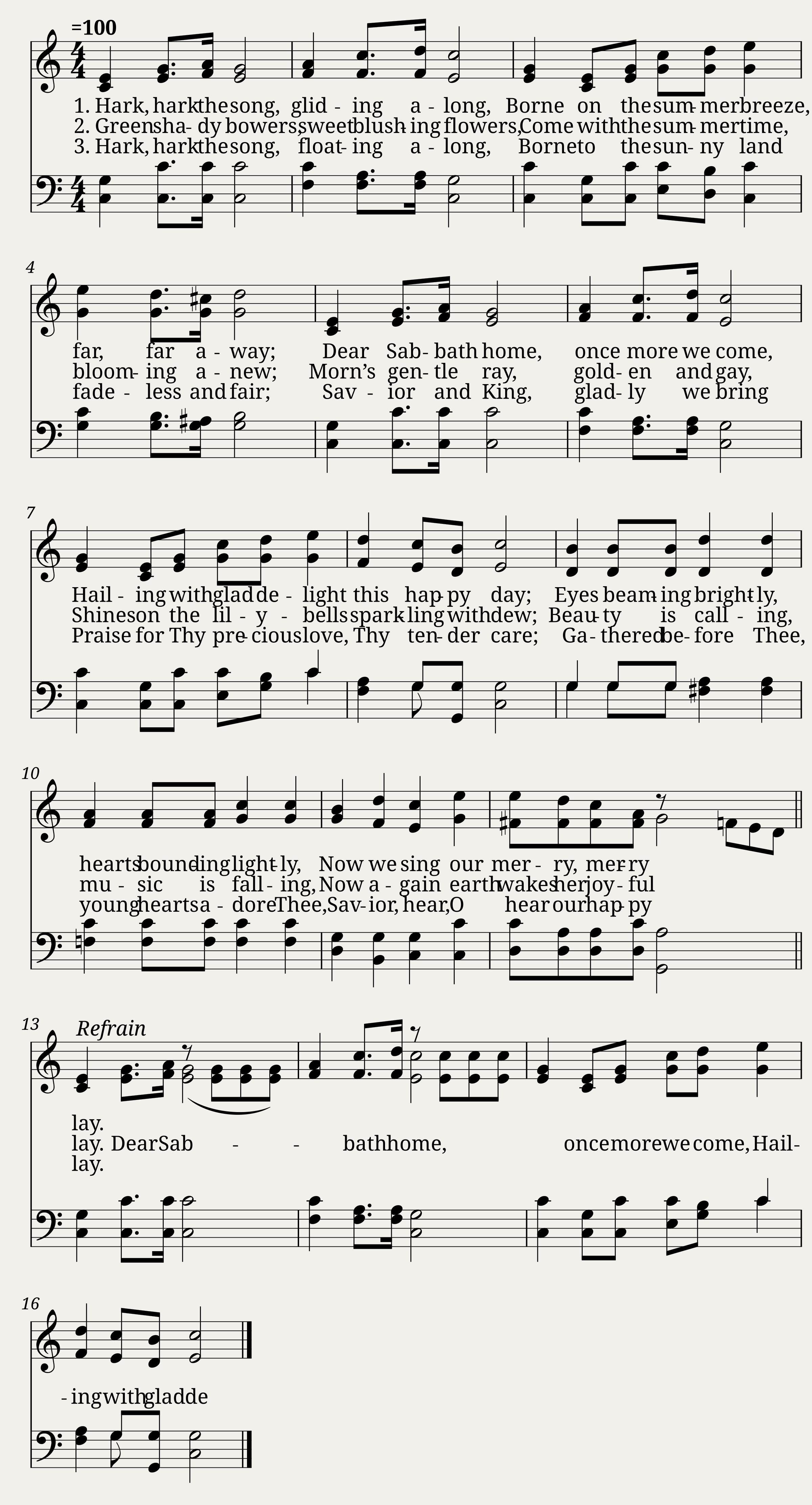 Dear sabbath home - W. Howard Doane