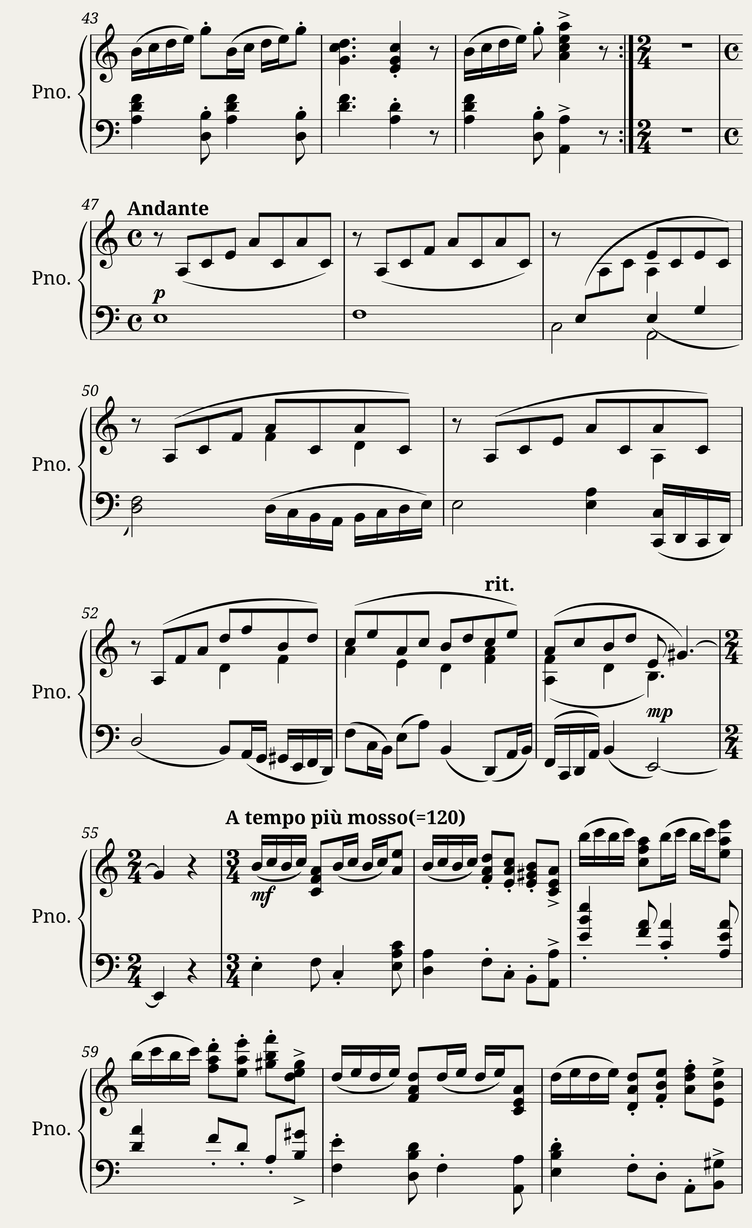 Piano sonata n4 in G-sharp minor by Dominique Picard - 2nd mv — 3/3